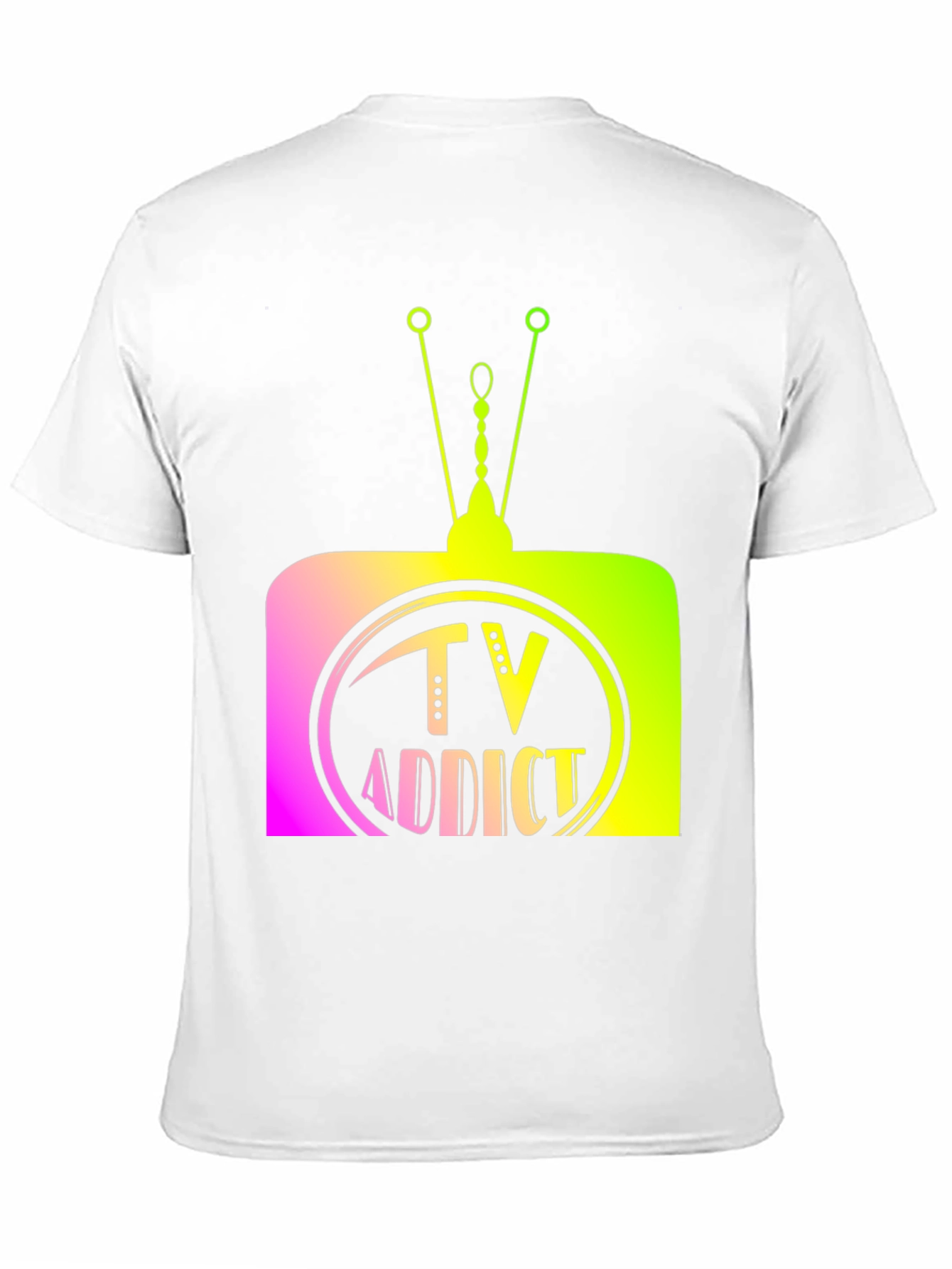 TV Addict Graphic Tee - Retro Television Design