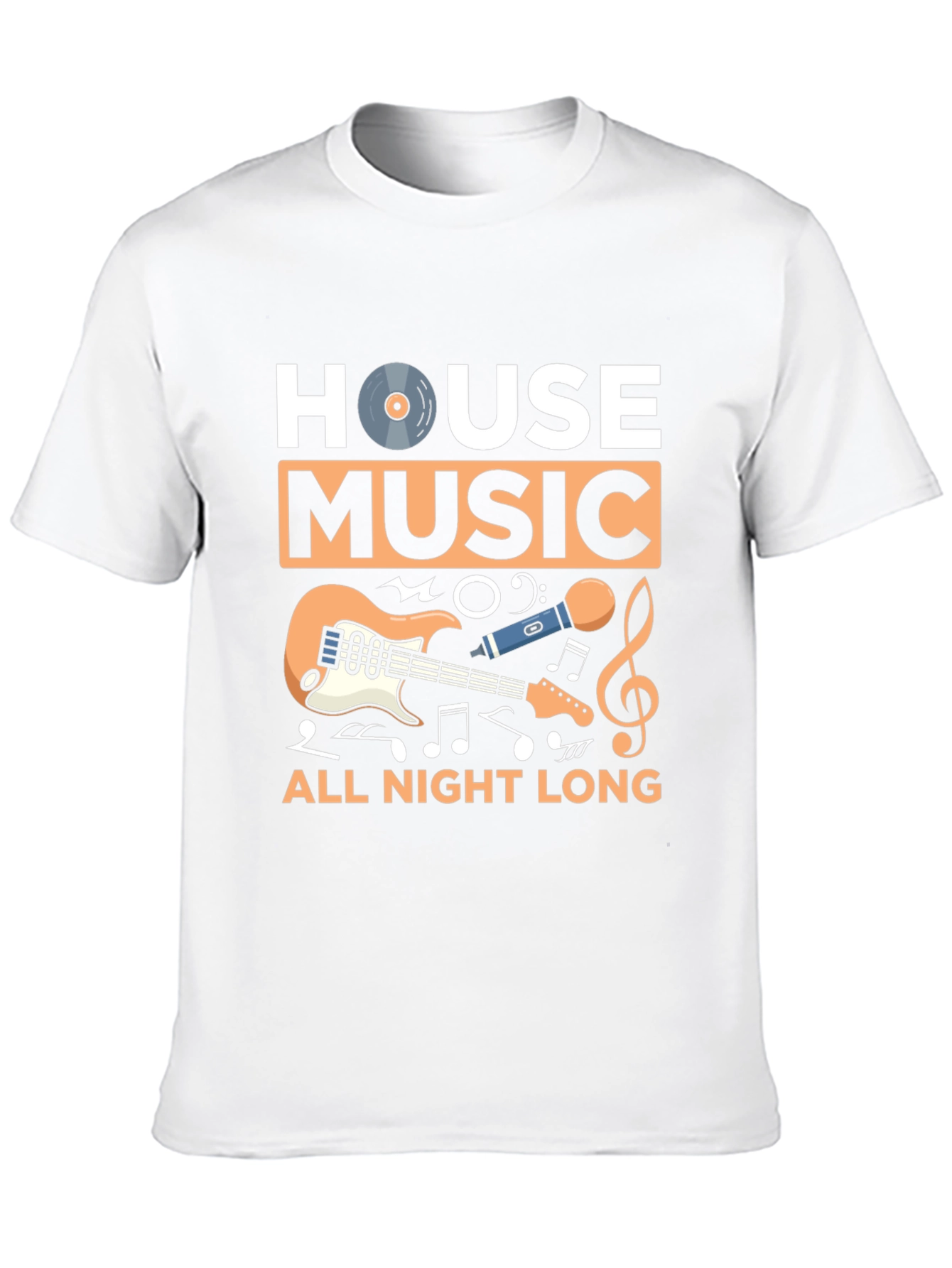 House Music All Night Long Graphic Tee