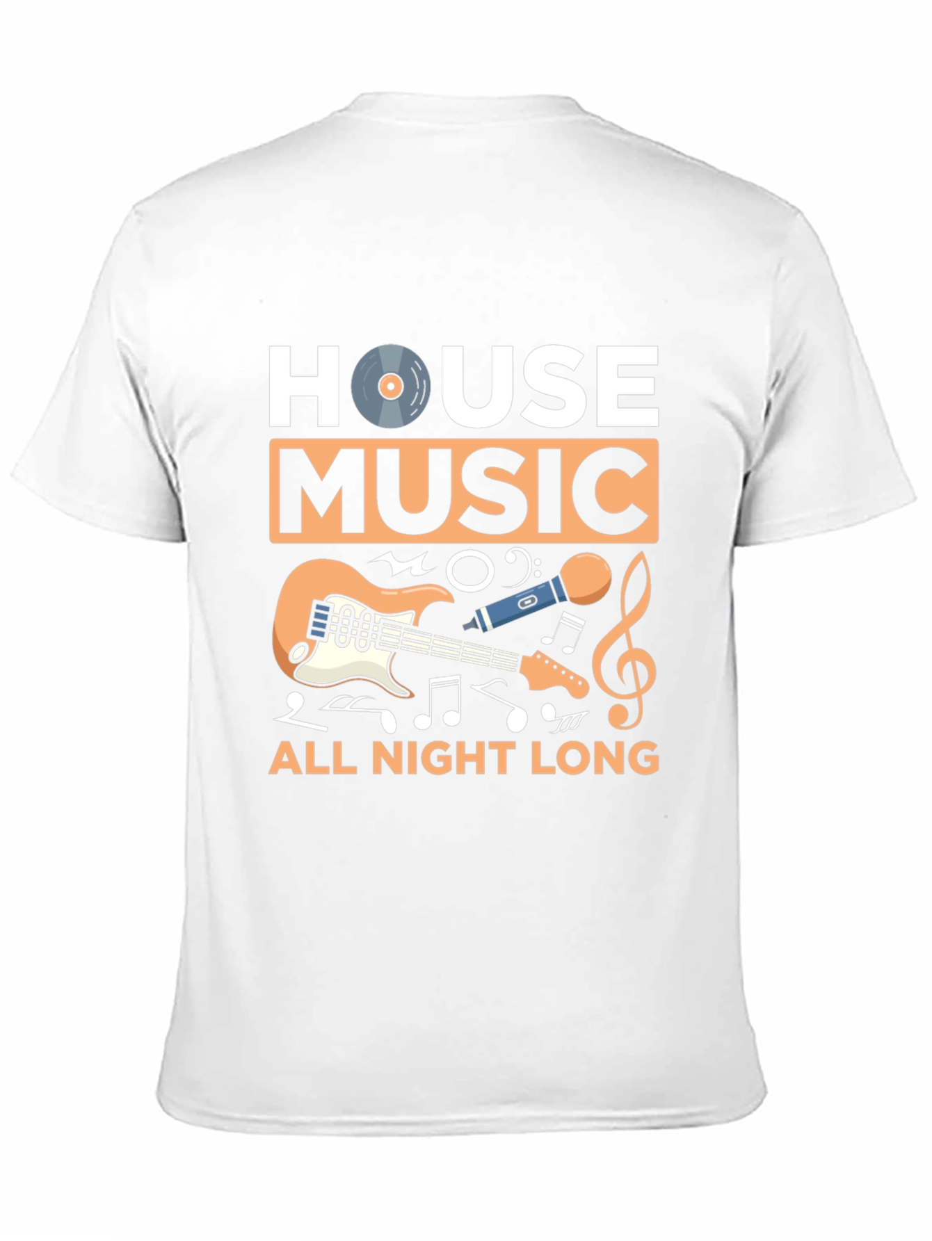 House Music All Night Long Graphic Tee