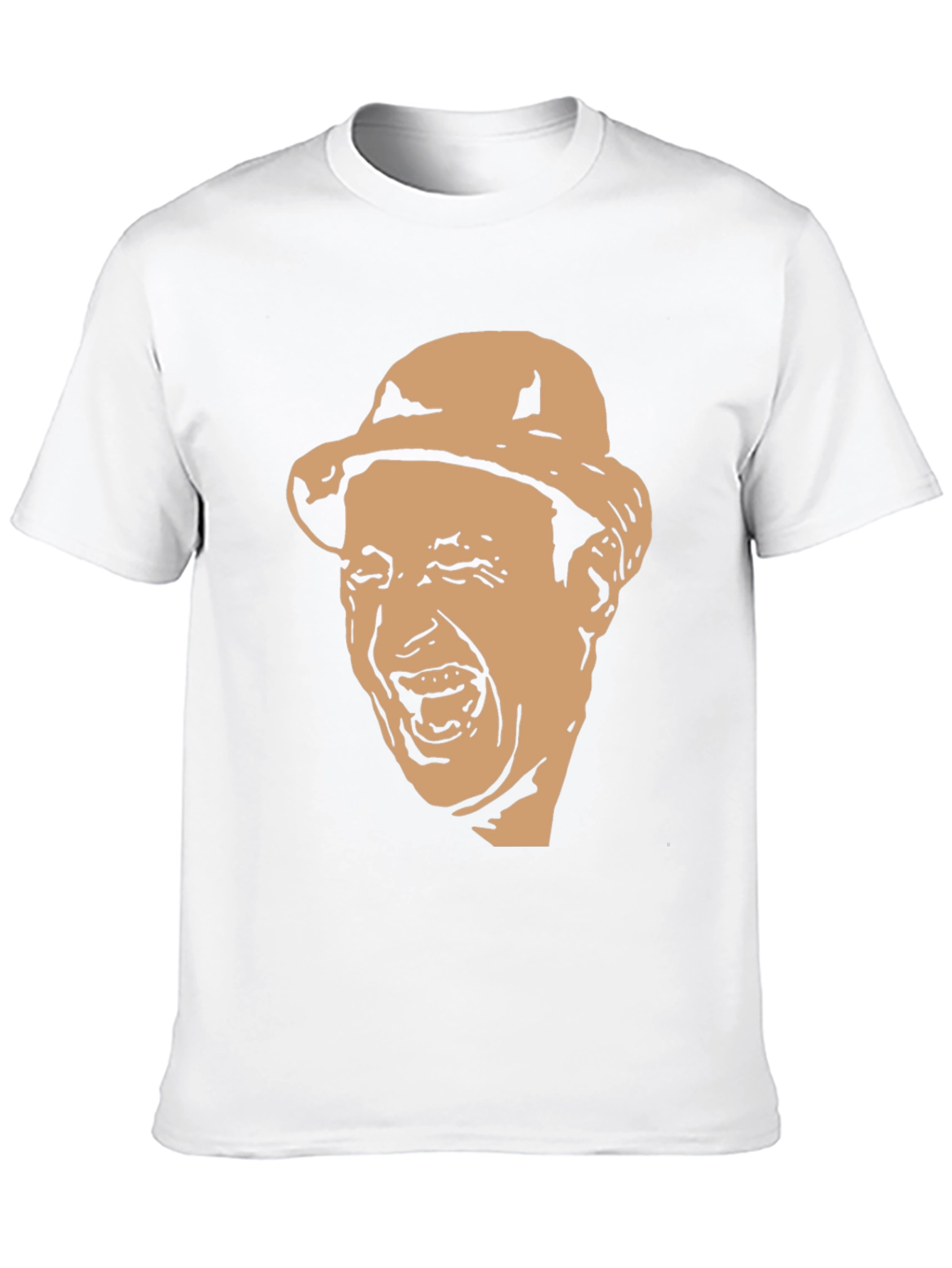 Funny Face Graphic Black T-Shirt