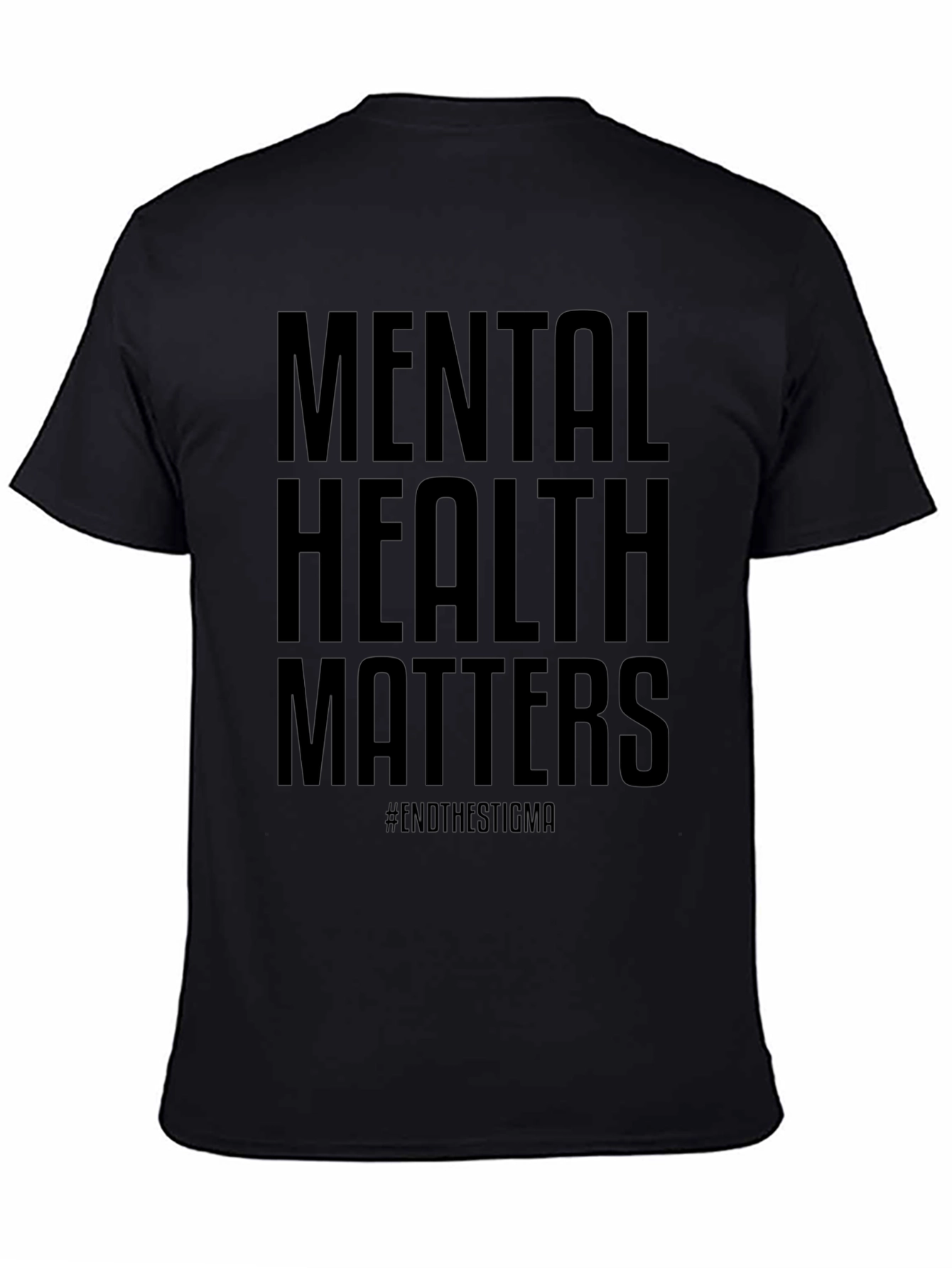 Mental Health Matters Black Graphic Tee