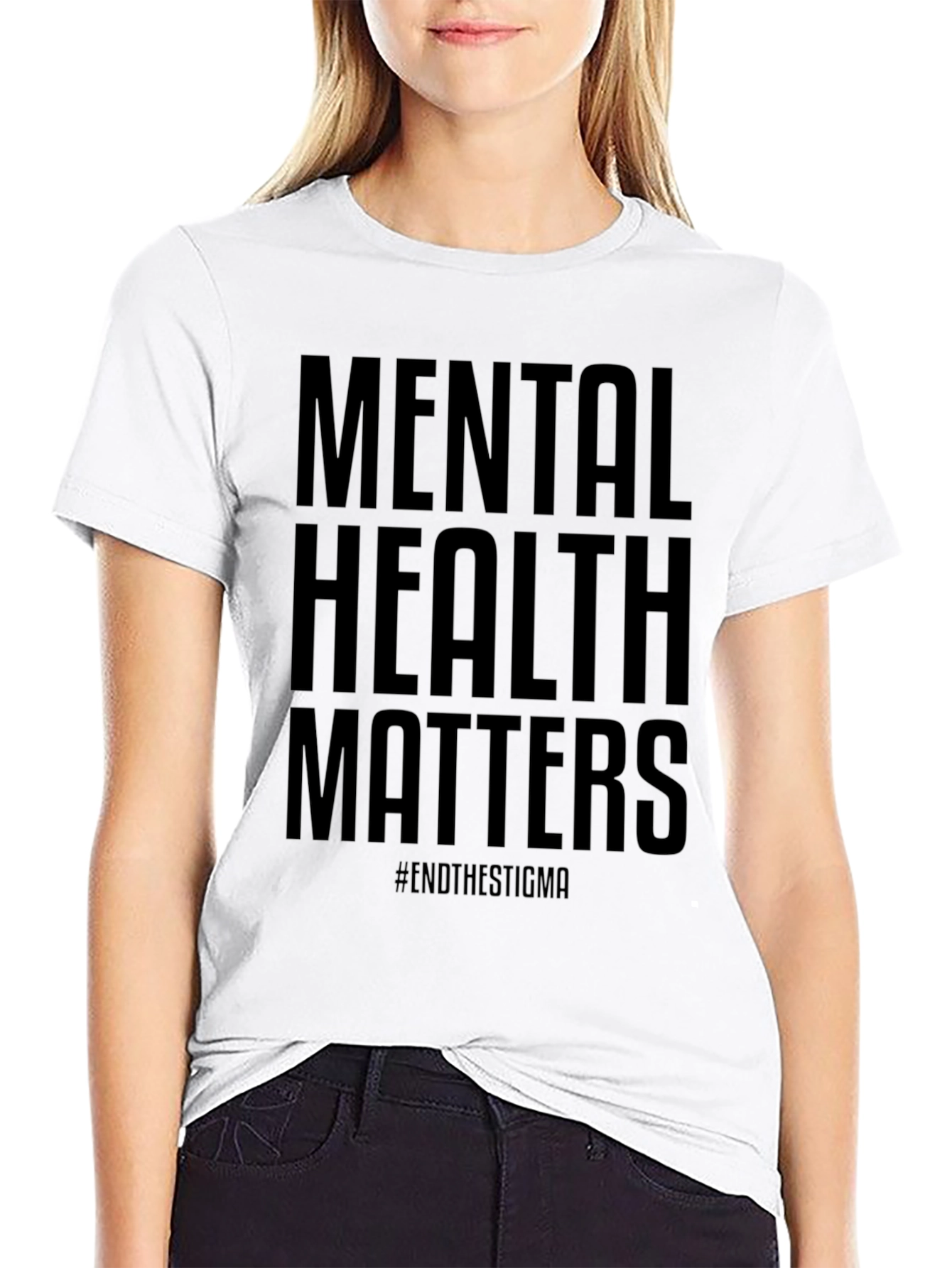 Mental Health Matters Black Graphic Tee