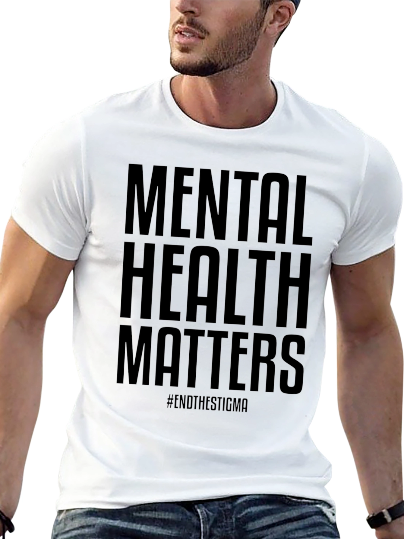 Mental Health Matters Black Graphic Tee