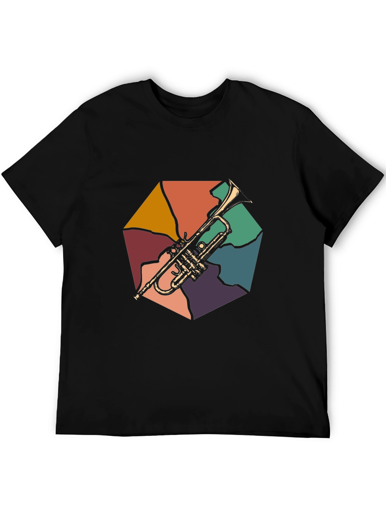 Retro Trumpet Graphic Tee - Musicians Delight
