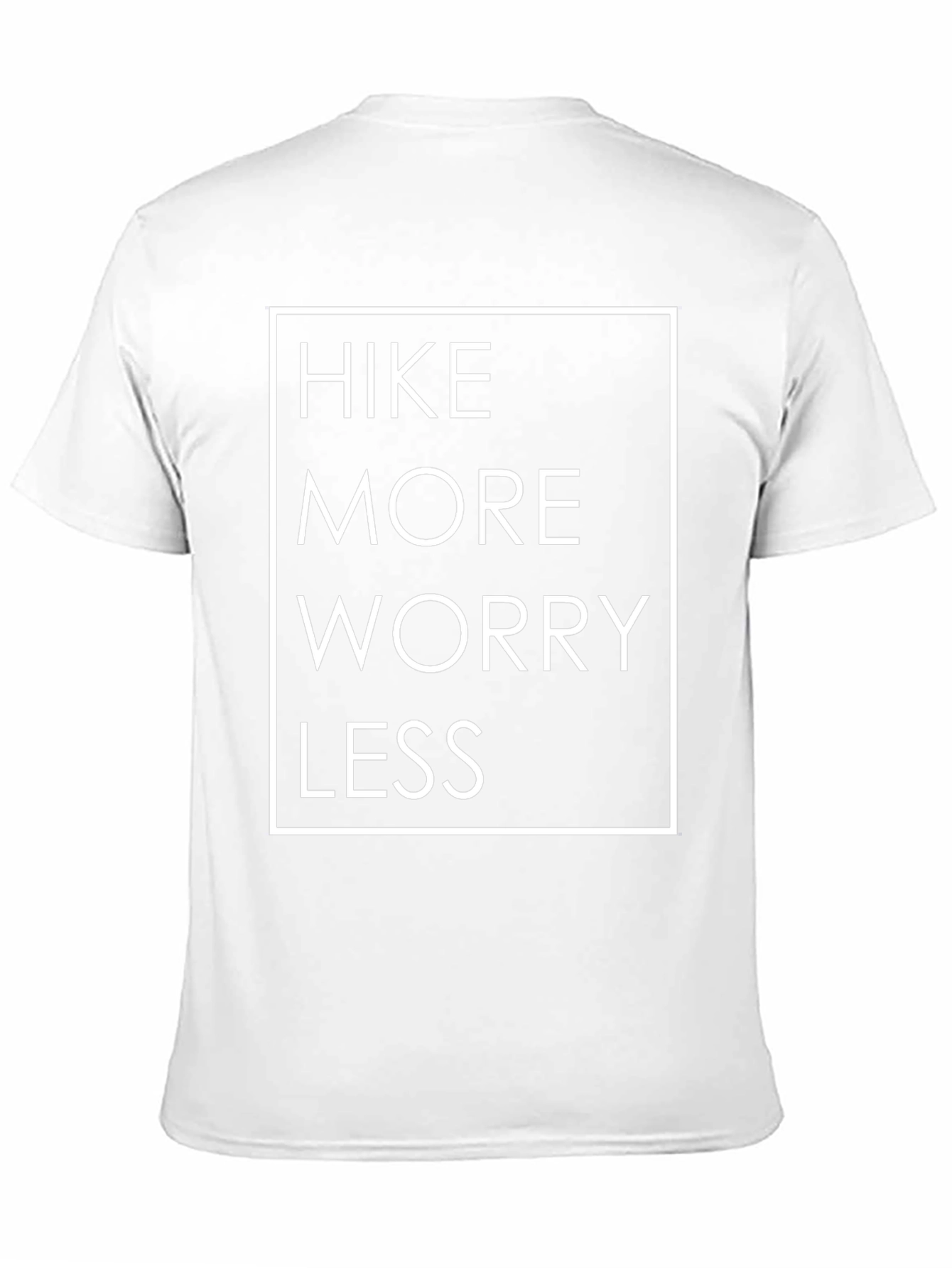 Hike More Worry Less Black Graphic Tee