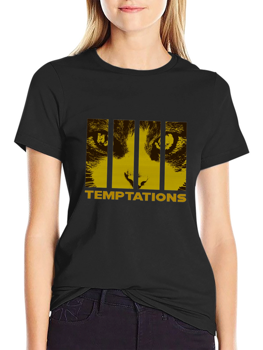 Temptations Cat Eyes T-Shirt - Unique Design