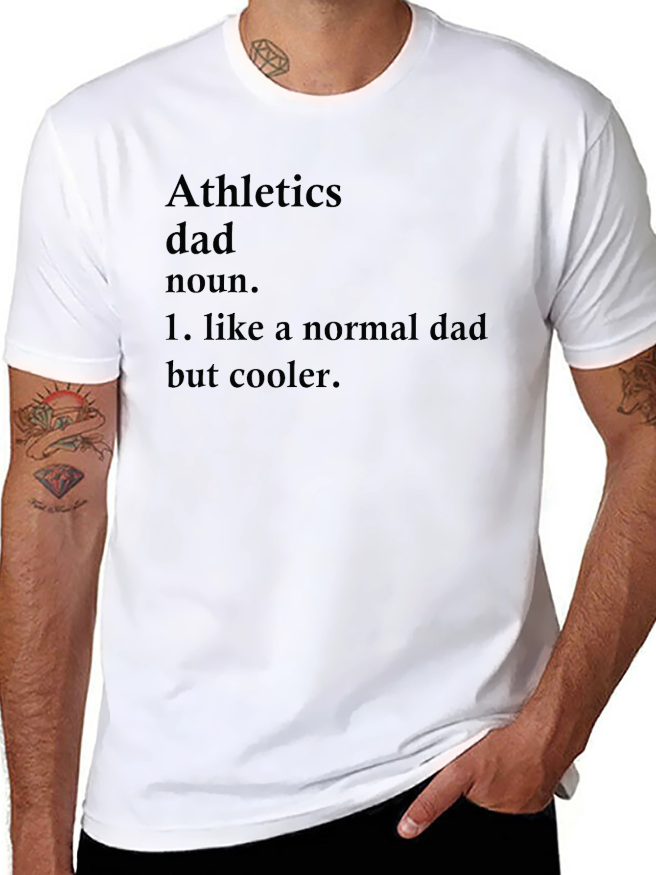 Athletics Dad T-Shirt - Cool Dad Definition Tee