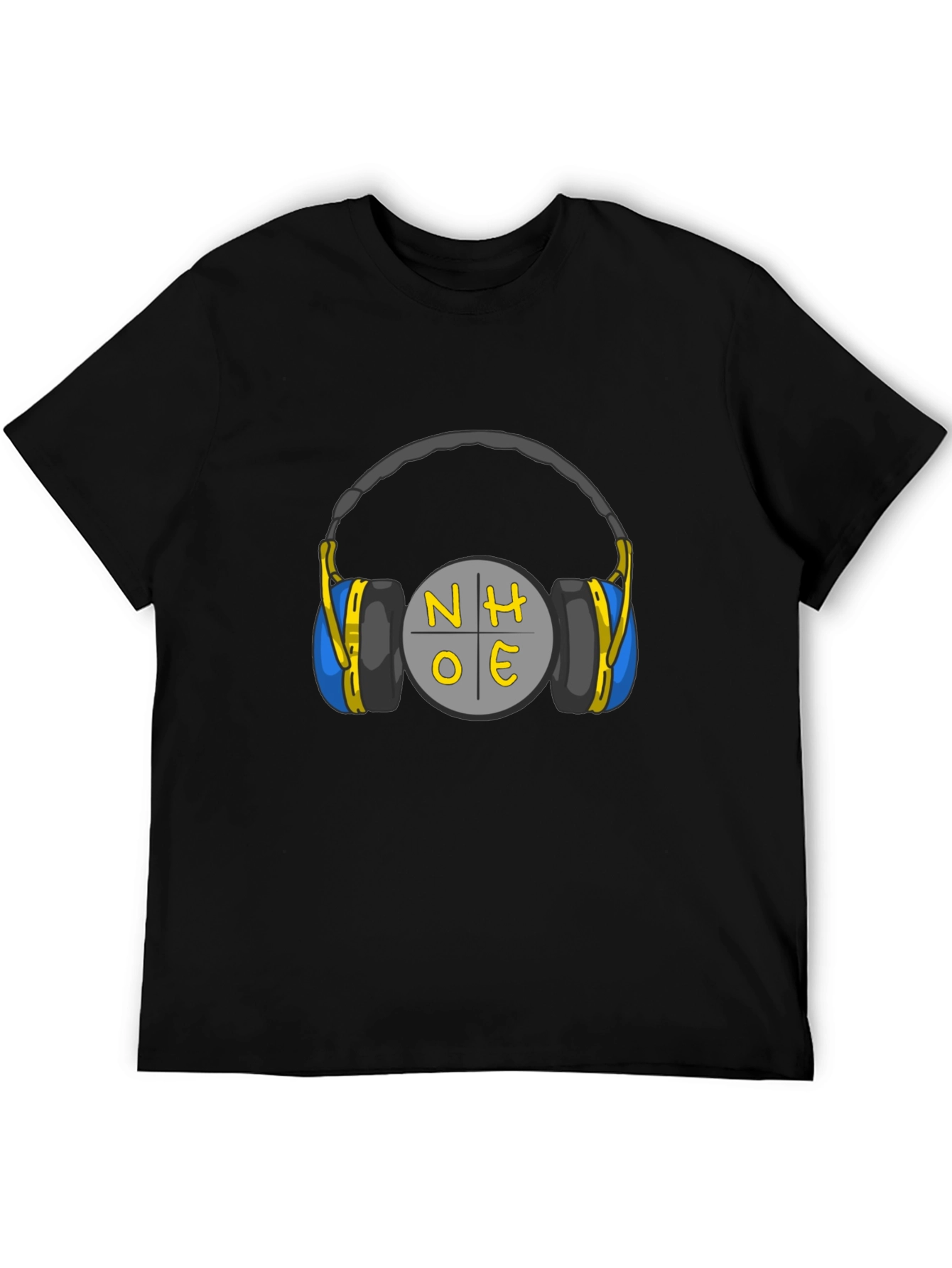 NH OE Headphones Graphic Tee - Black