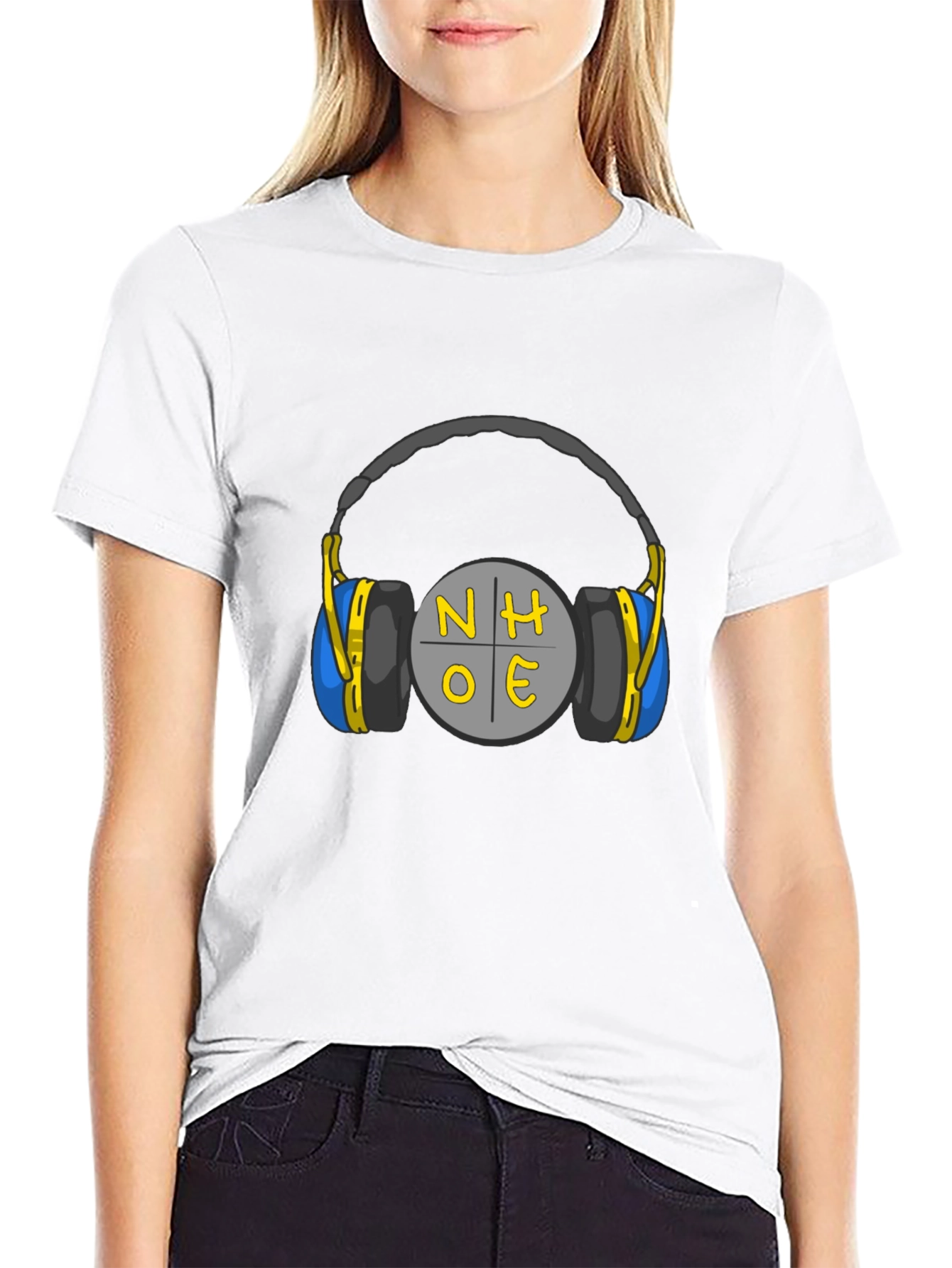 NH OE Headphones Graphic Tee - Black