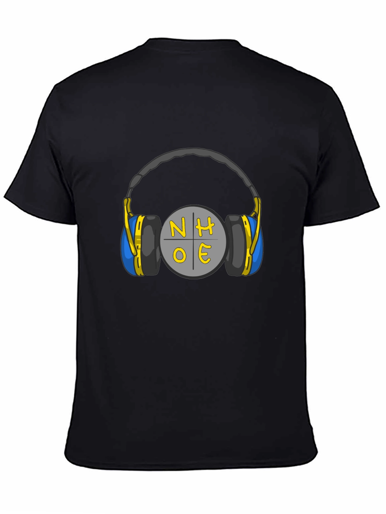 NH OE Headphones Graphic Tee - Black