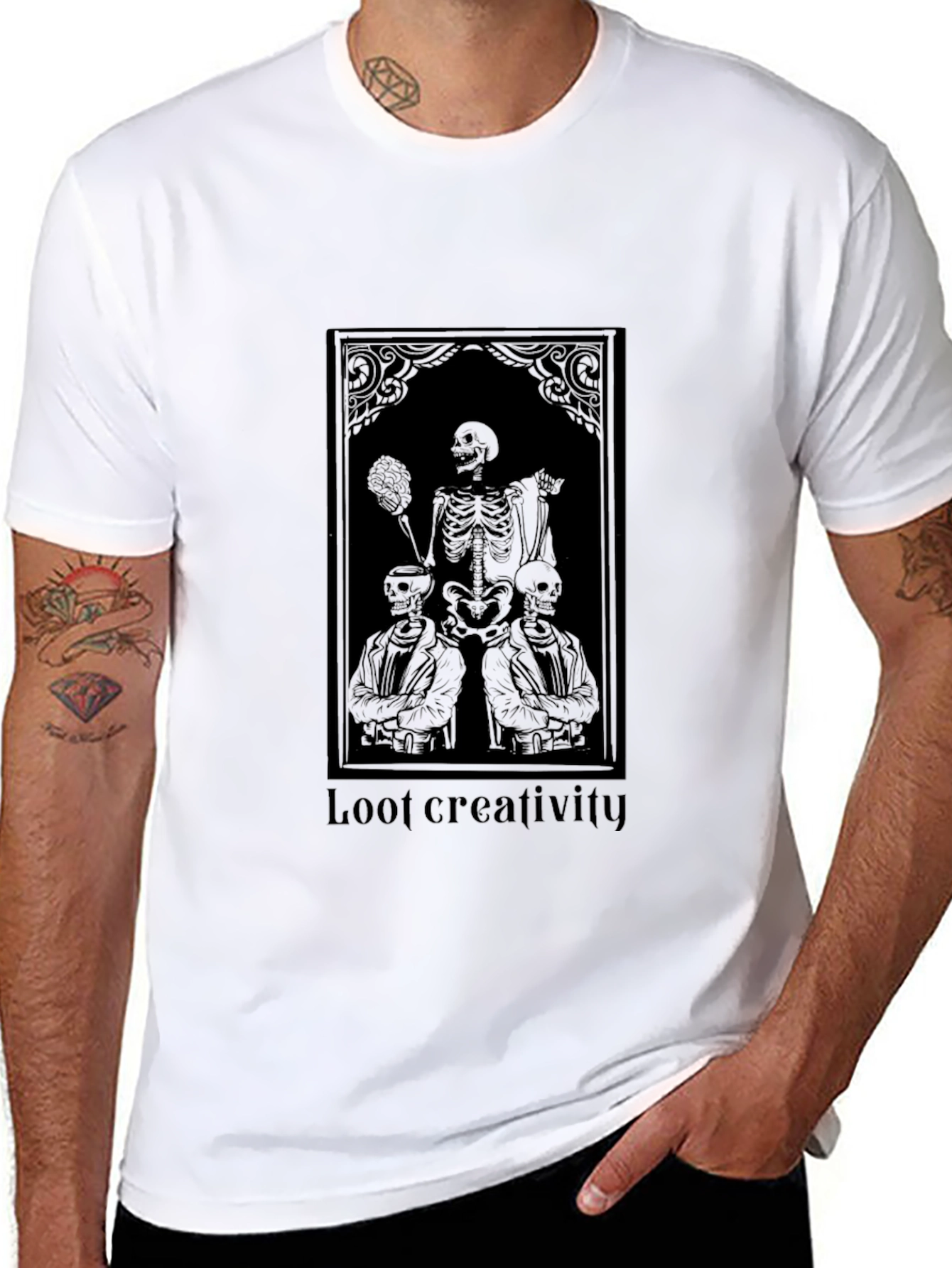Dark Humor Graphic Tee - Loot Creativity