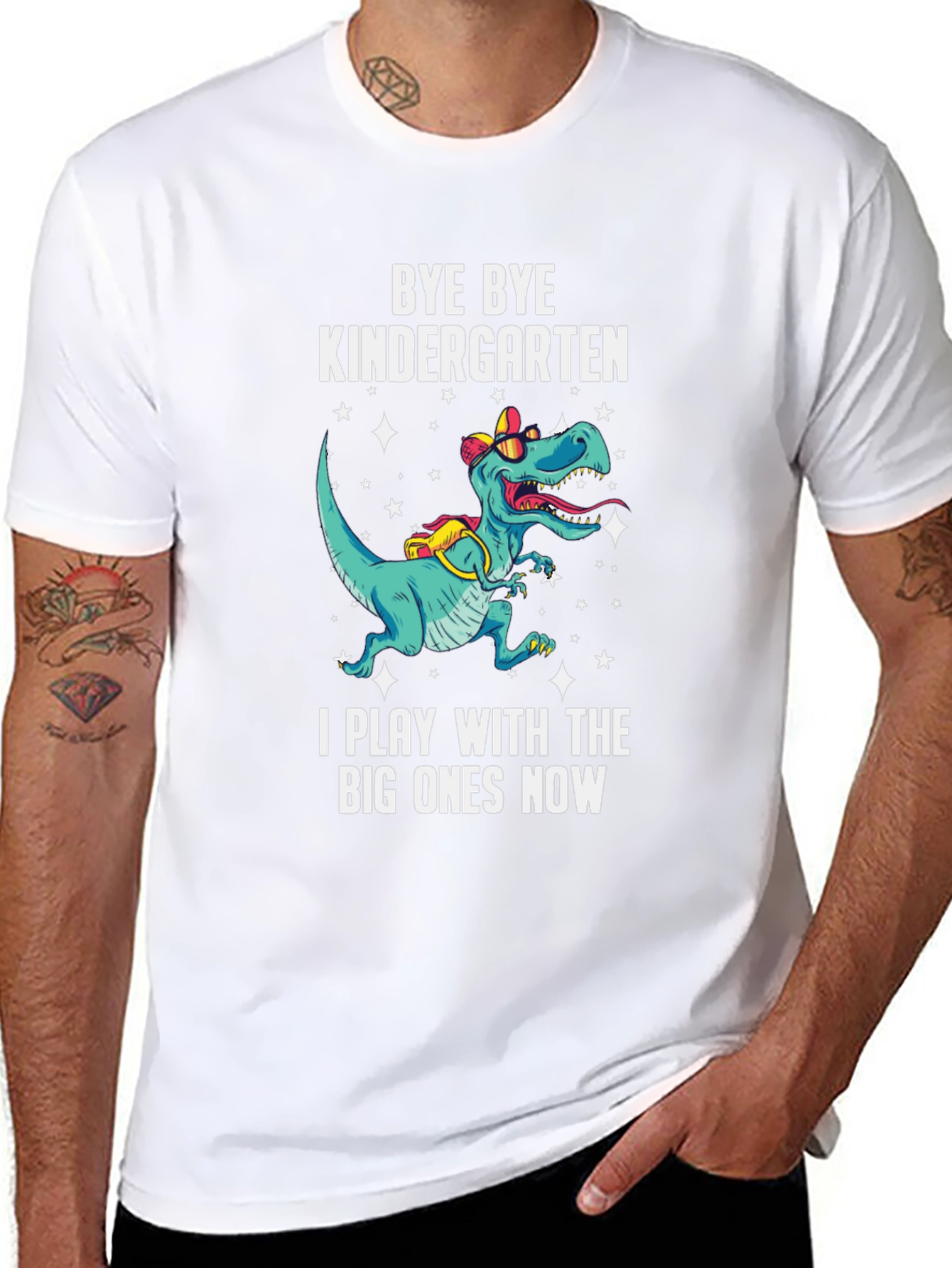 Bye Bye Kindergarten Dinosaur T-Shirt