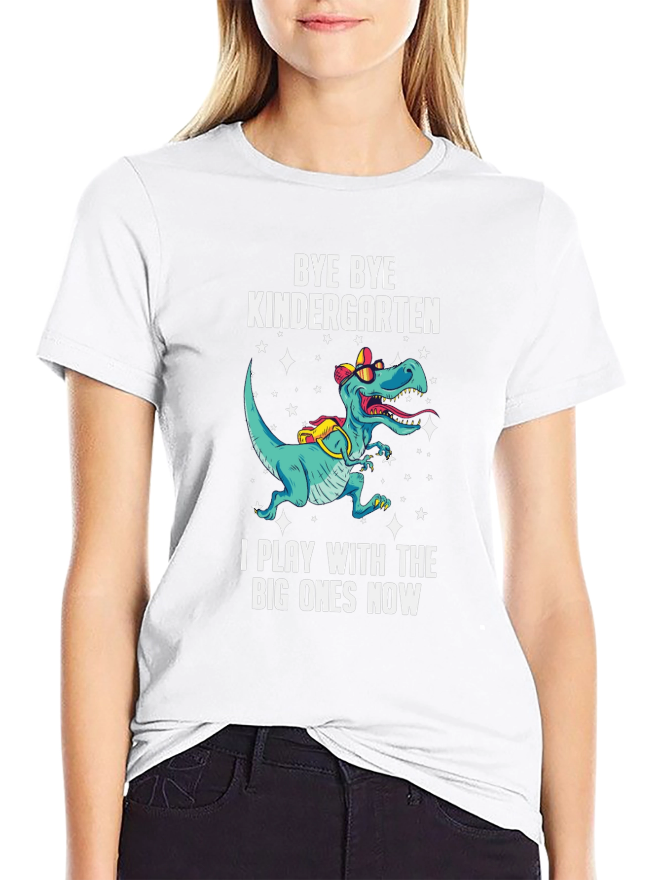 Bye Bye Kindergarten Dinosaur T-Shirt