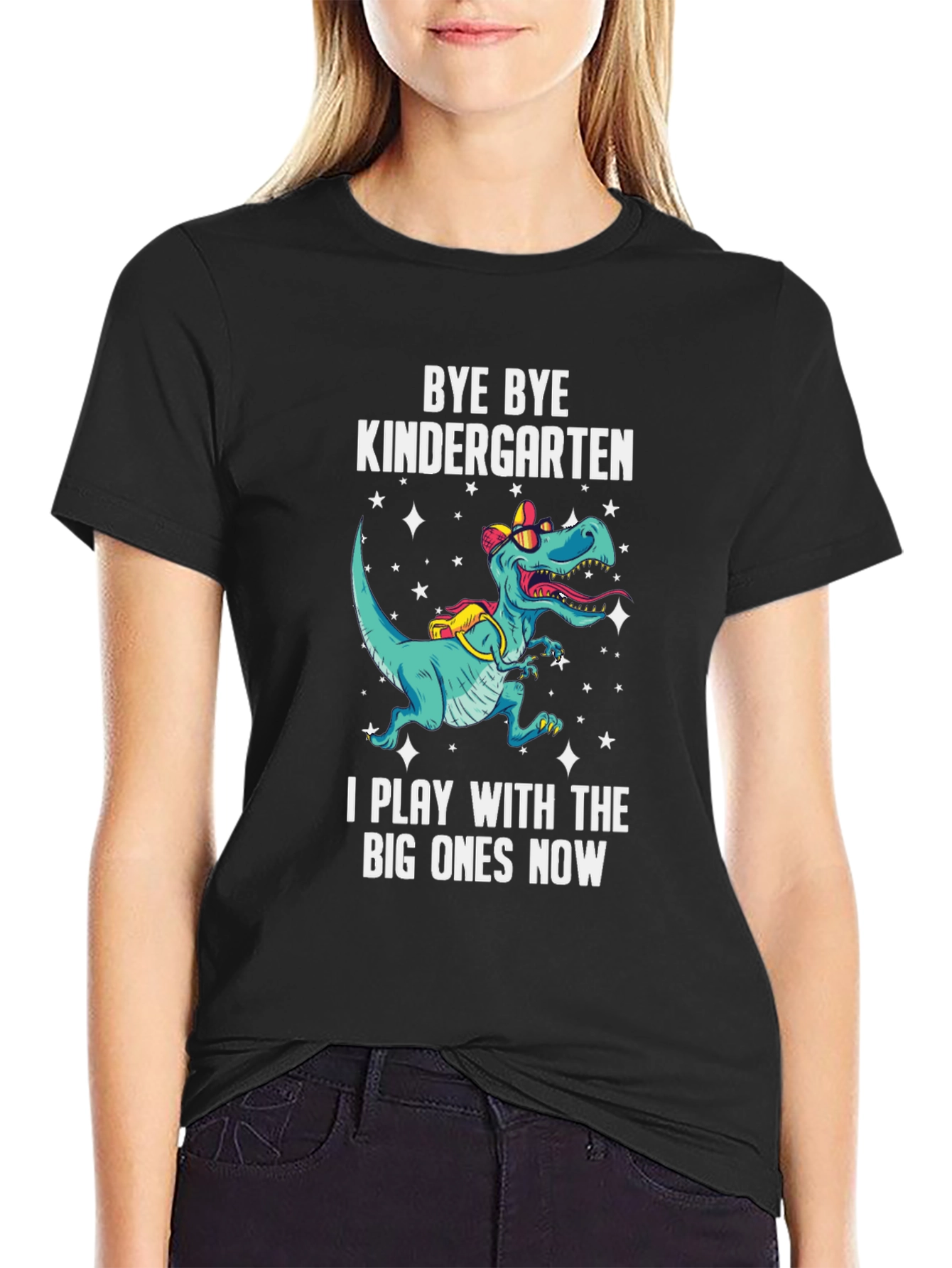 Bye Bye Kindergarten Dinosaur T-Shirt