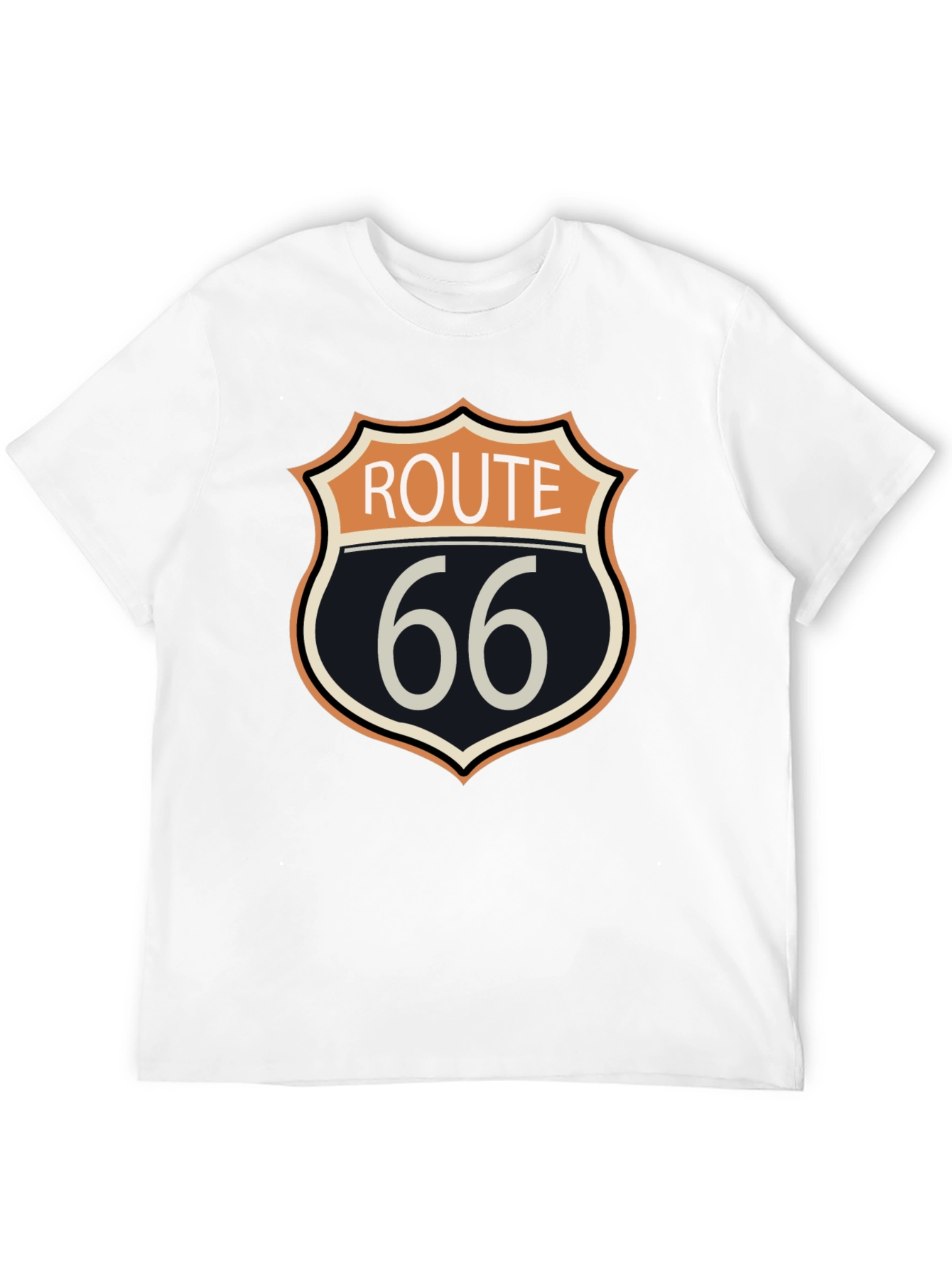 Route 66 Graphic T-Shirt - Classic Americana Design