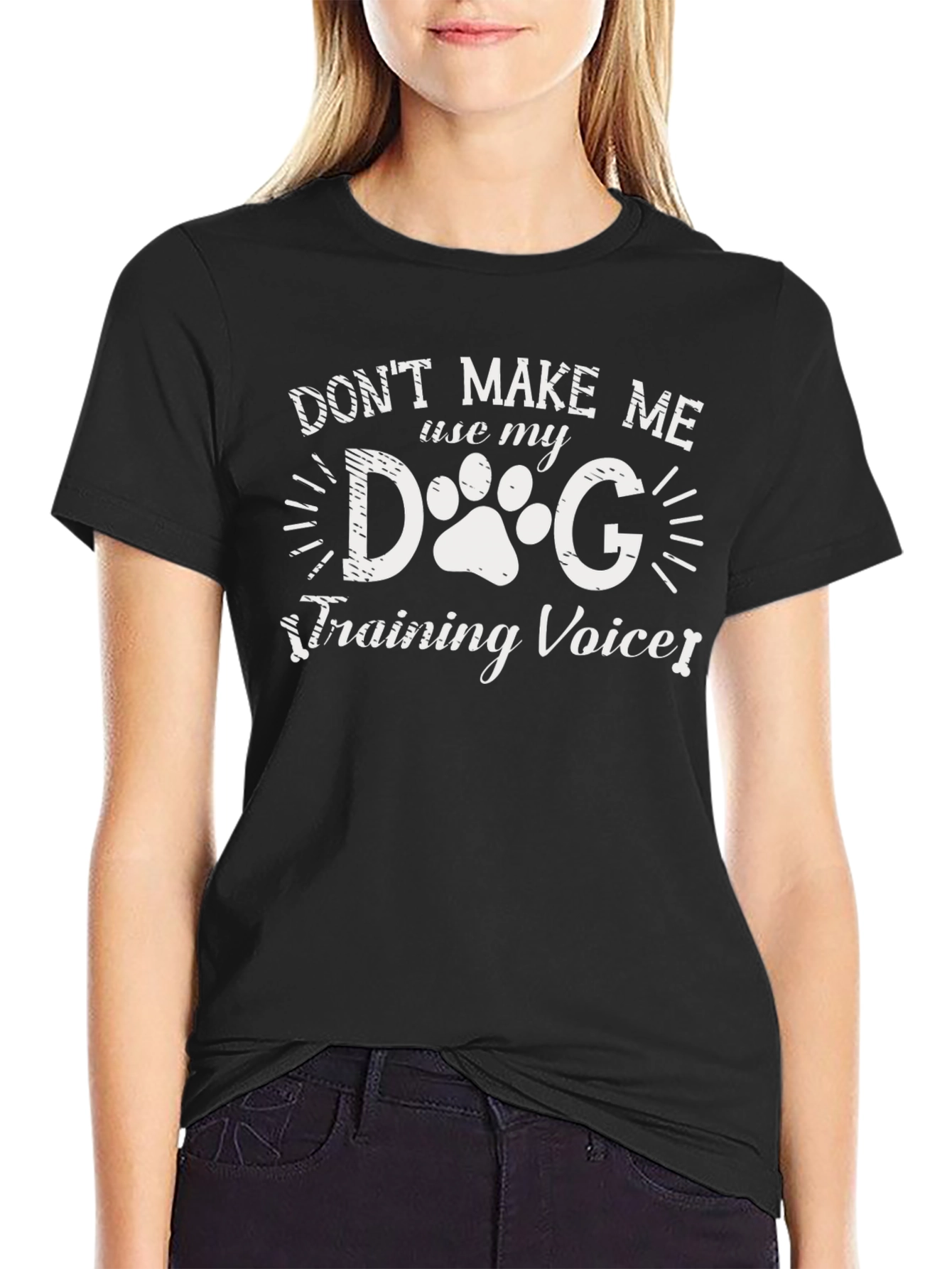 Dog Training Voice T-Shirt Funny Pet Lover Tee