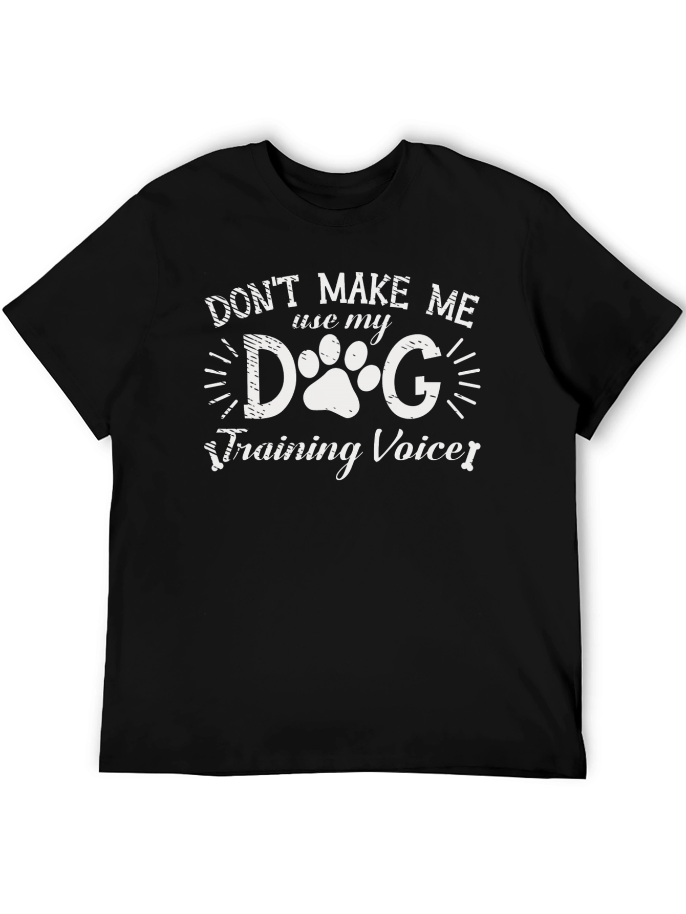 Dog Training Voice T-Shirt Funny Pet Lover Tee