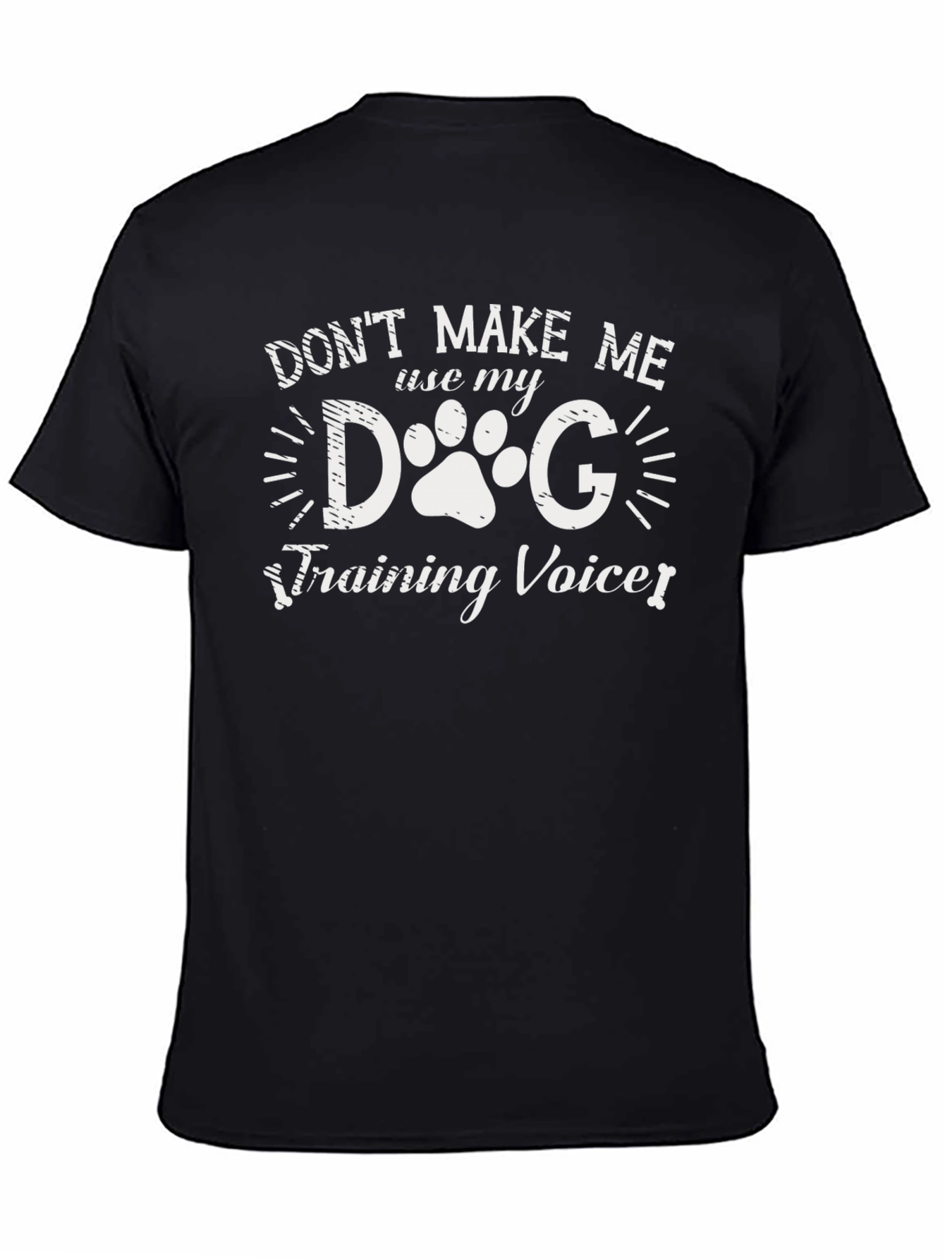 Dog Training Voice T-Shirt Funny Pet Lover Tee