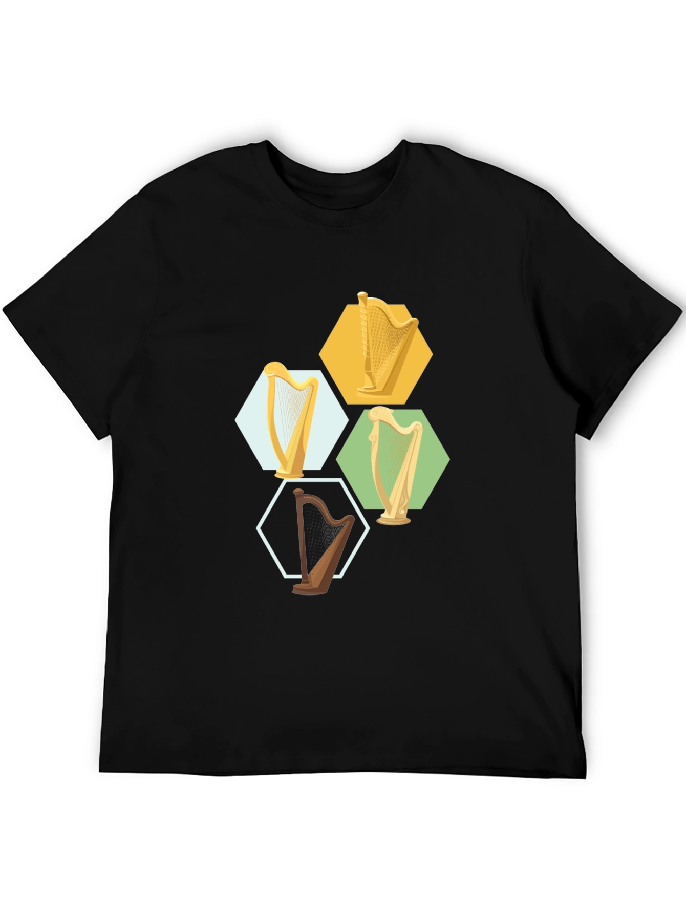 Harp Graphic Tee - Black
