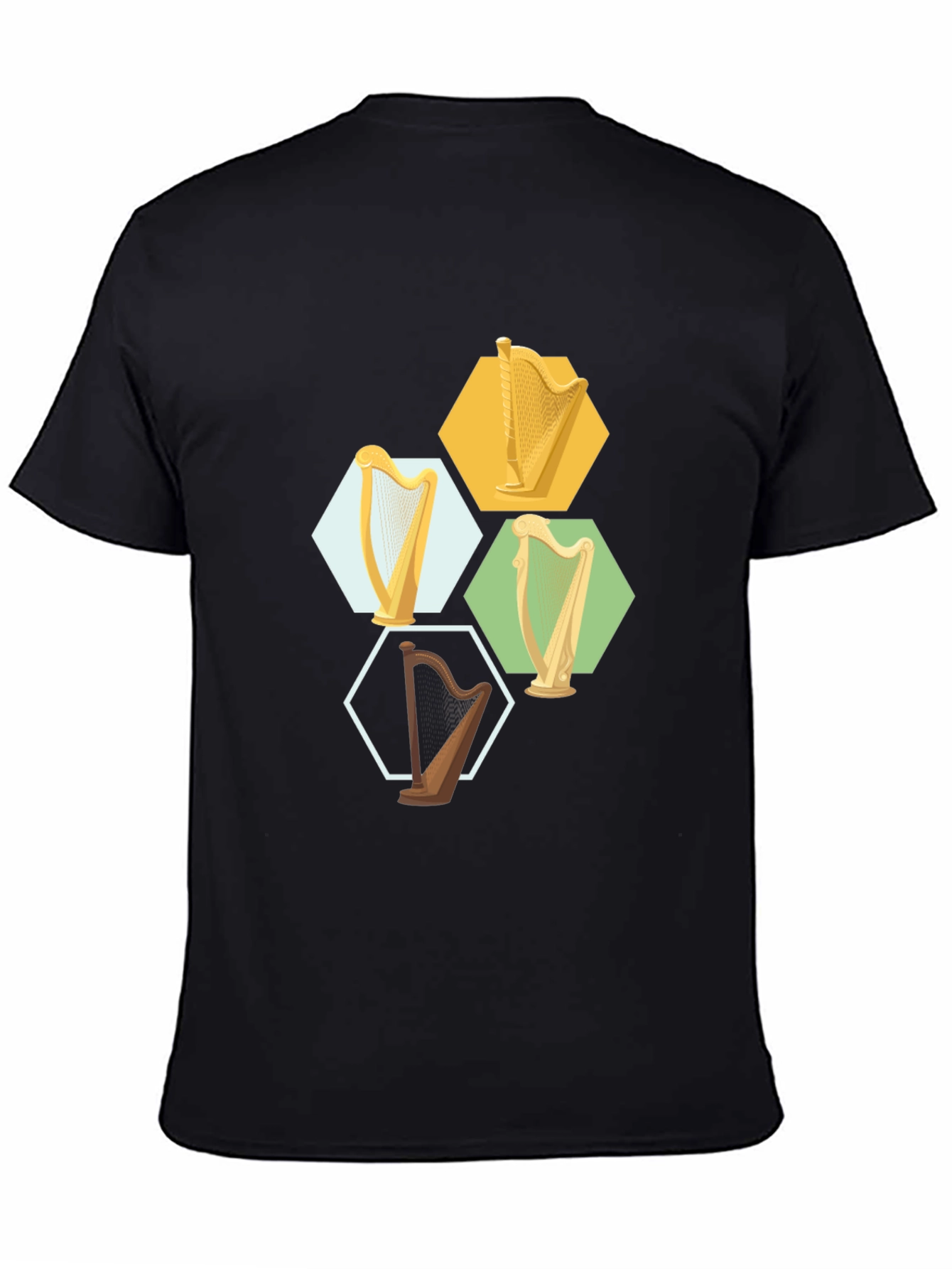 Harp Graphic Tee - Black