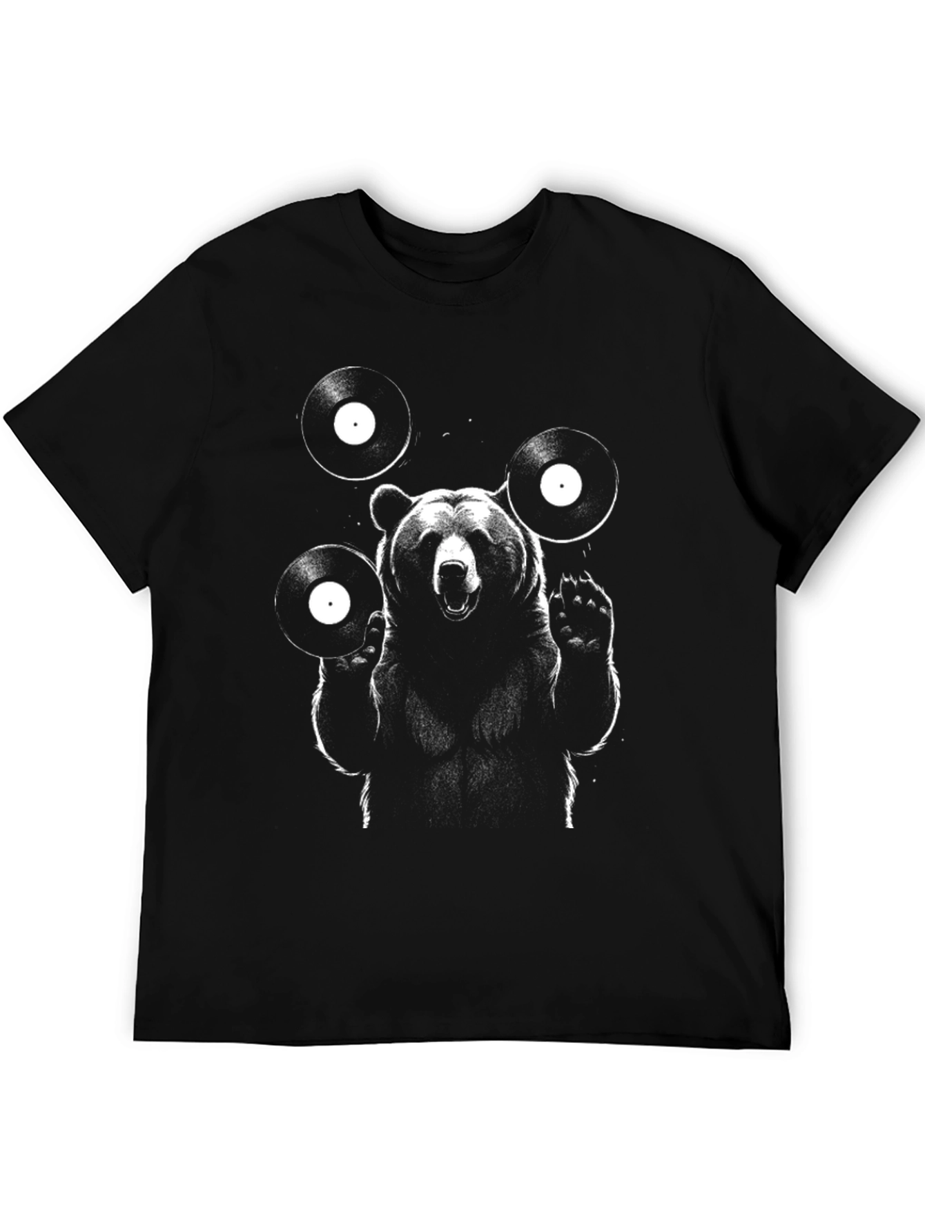 Bear DJ Graphic T-Shirt