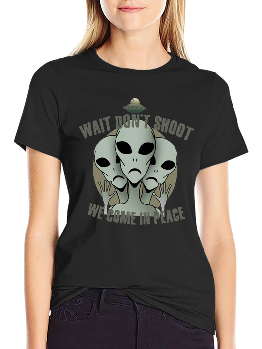 Alien Peace T-Shirt - Wait Dont Shoot!