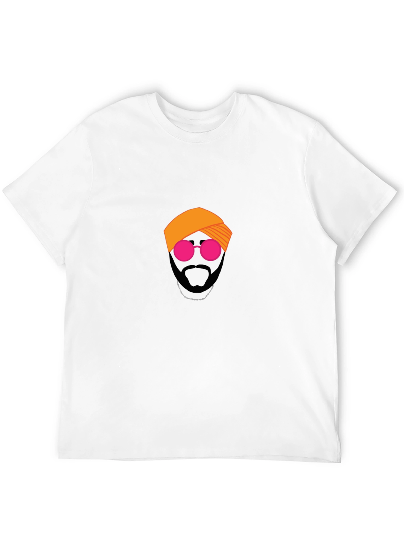 Modern T-Shirt with Graphic Face Design