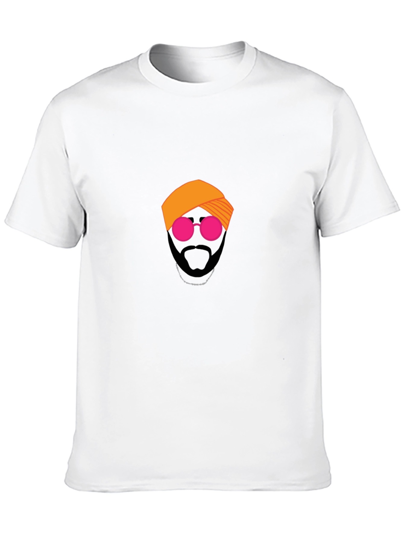 Modern T-Shirt with Graphic Face Design