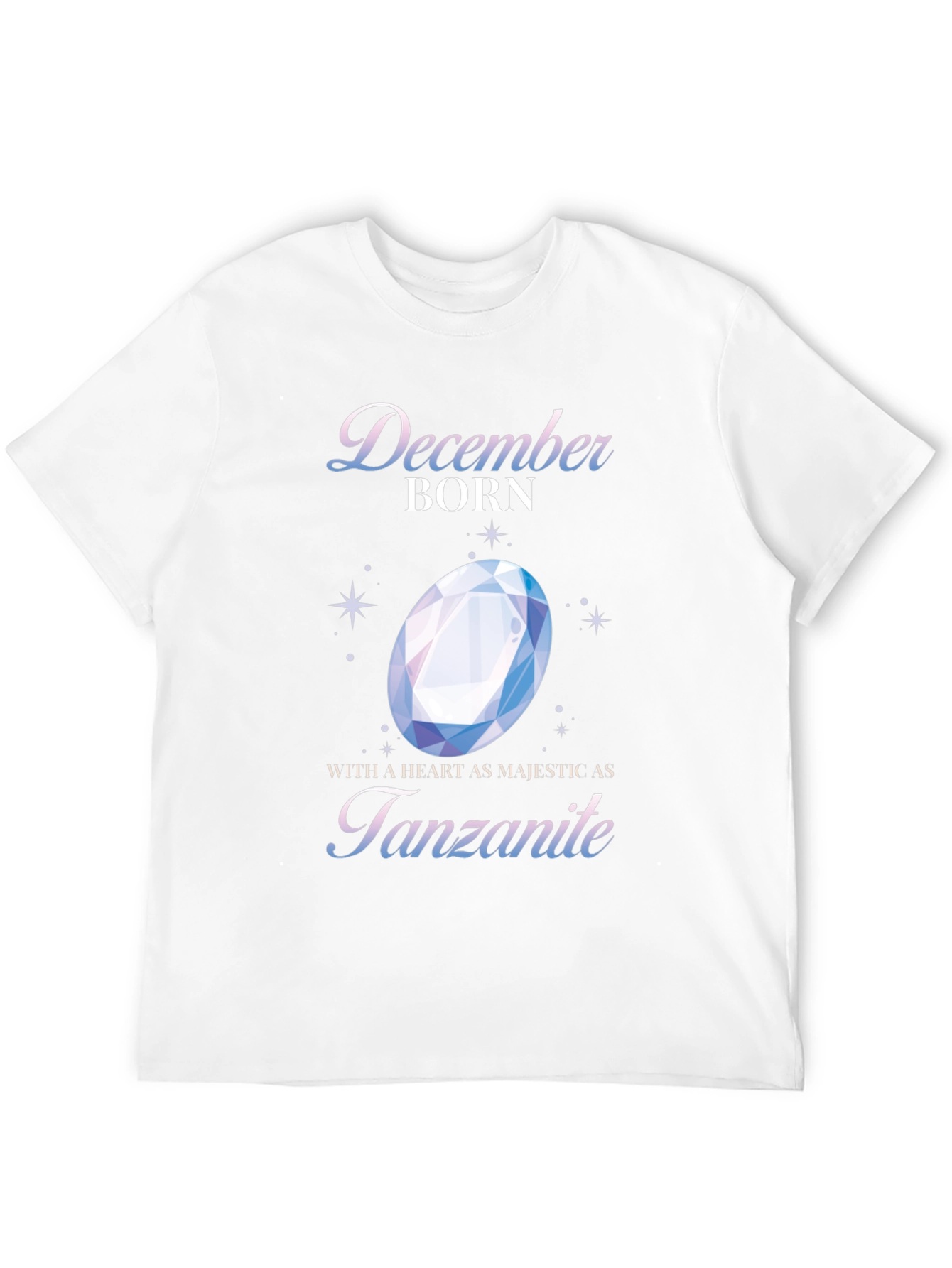 December Born Tanzanite Gemstone T-Shirt