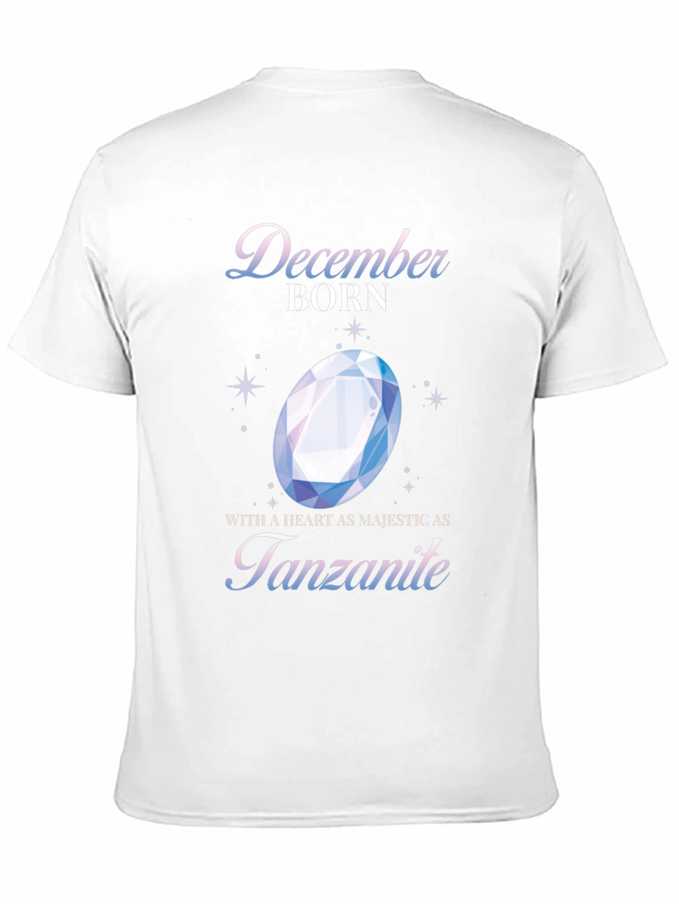 December Born Tanzanite Gemstone T-Shirt