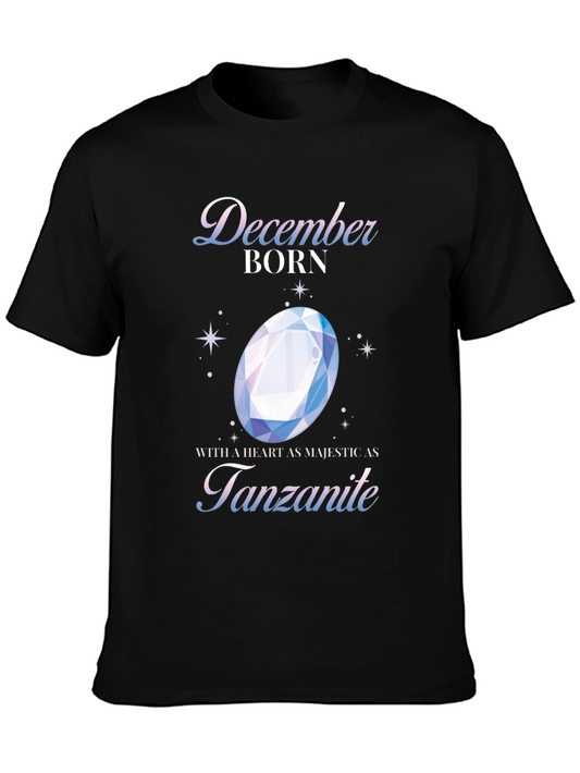 December Born Tanzanite Gemstone T-Shirt