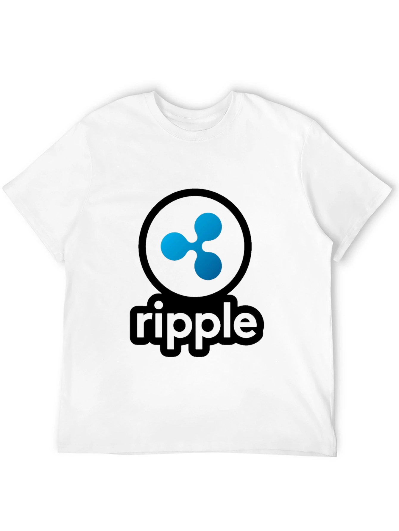 Ripple Crypto Black T-Shirt