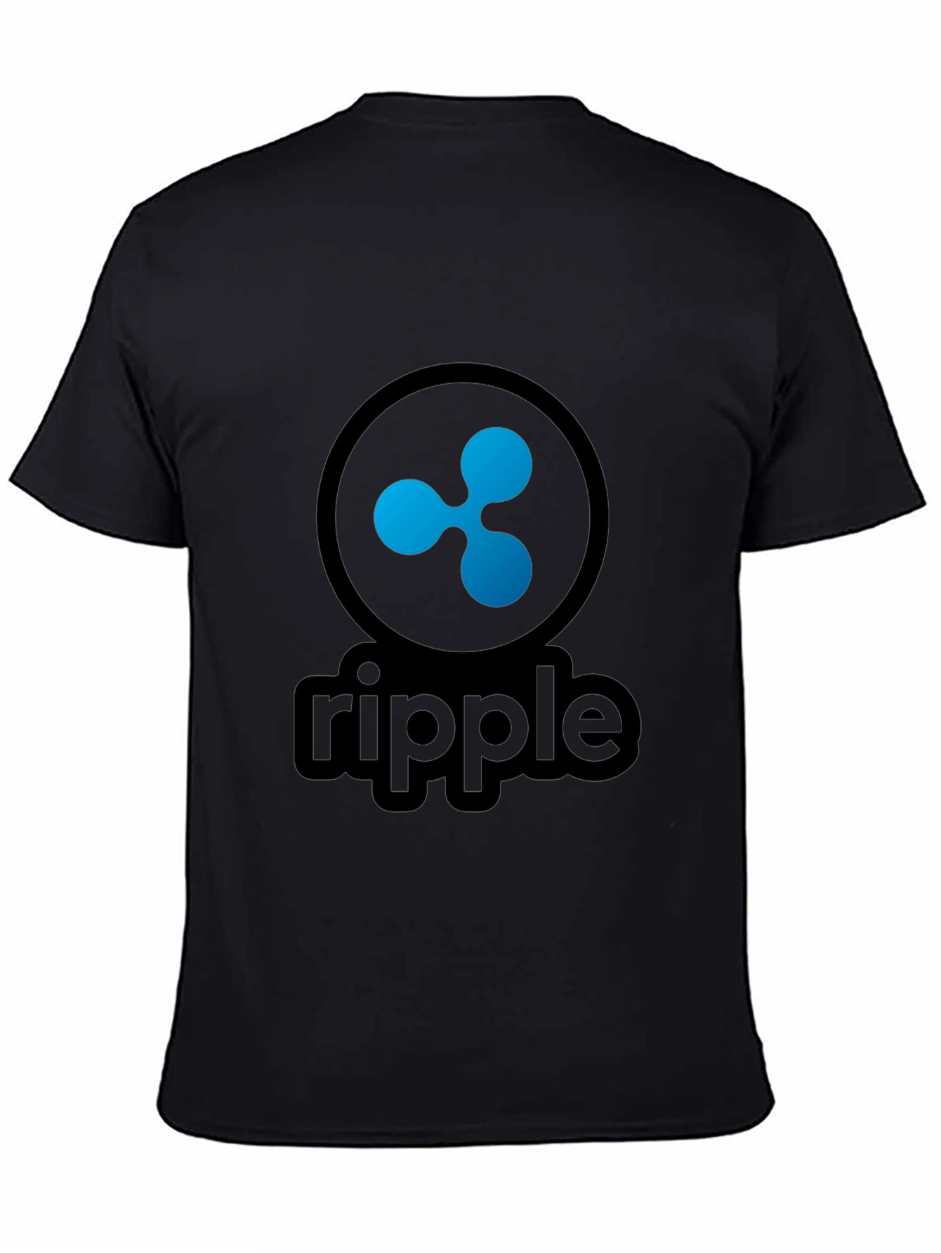 Ripple Crypto Black T-Shirt
