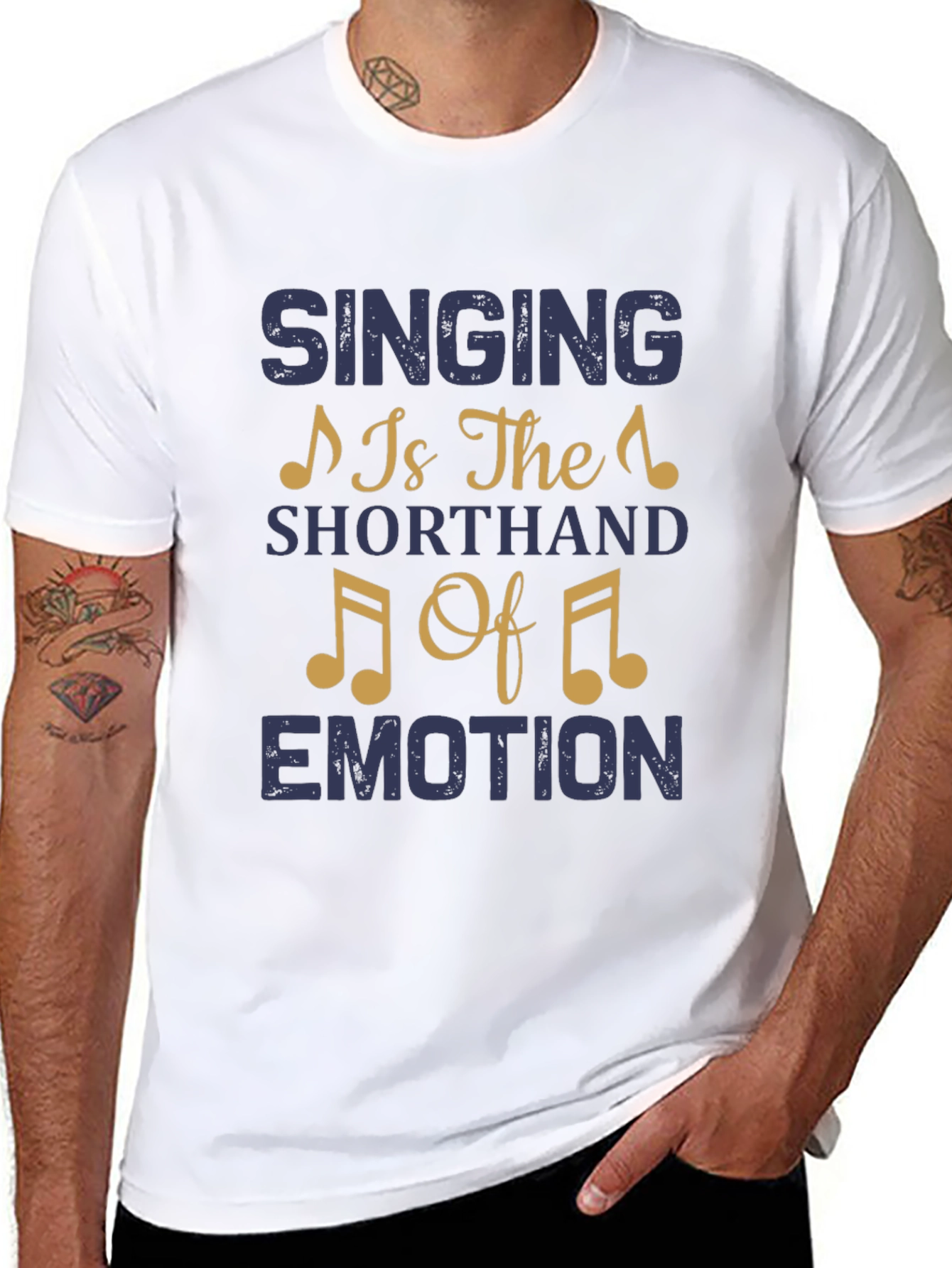 Singing is the Shorthand of Emotion Graphic T-Shirt