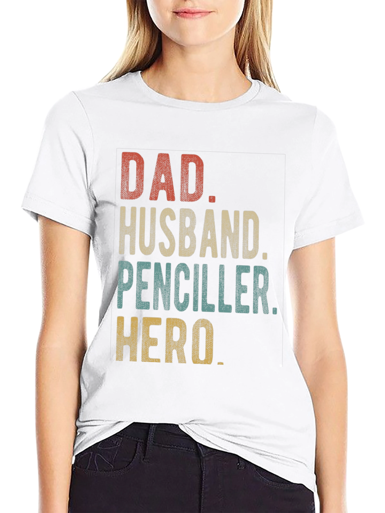 Dad Husband Penciller Hero T-Shirt