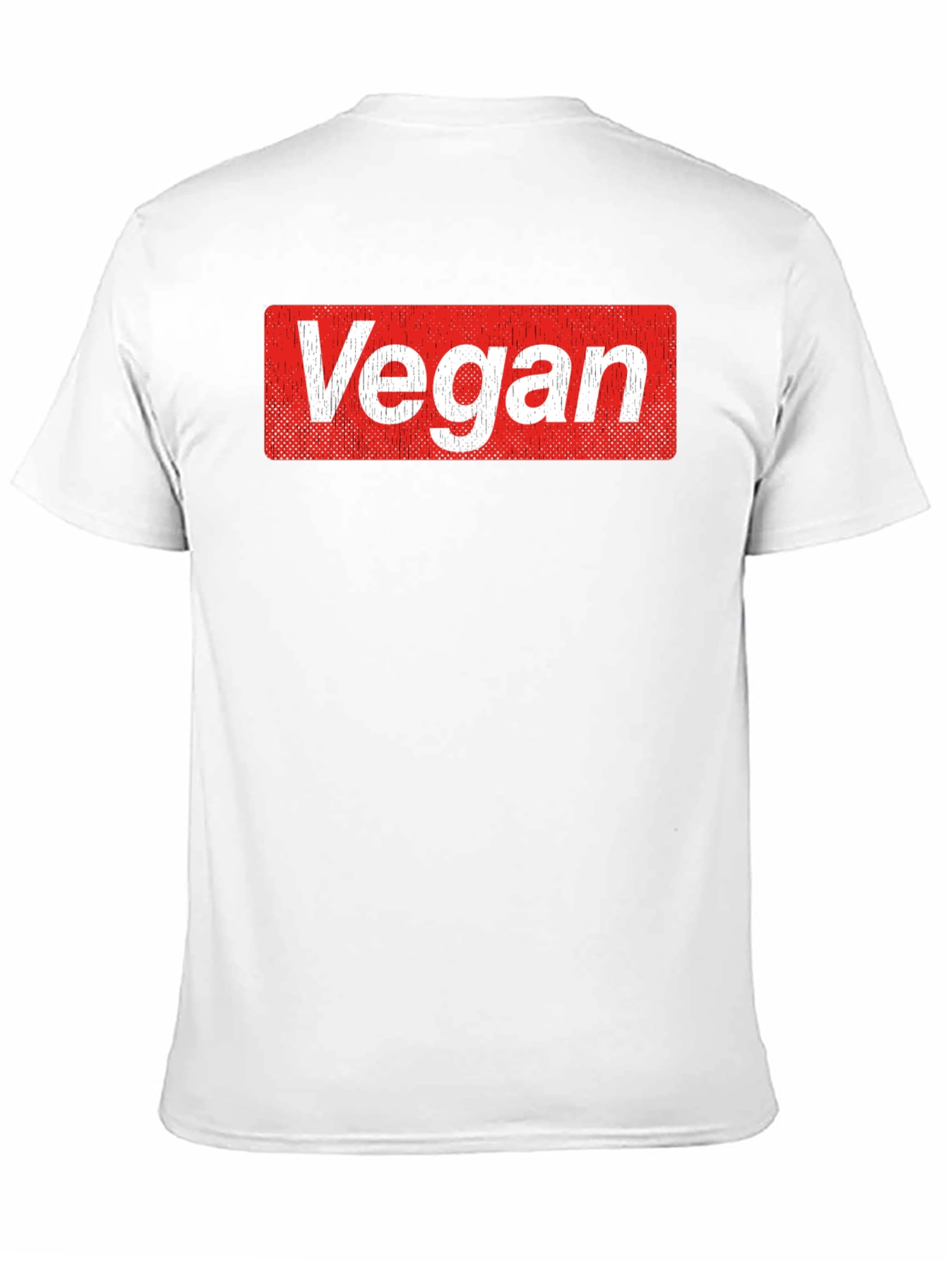 Vegan Logo T-Shirt - Soft Cotton Blend Casual Tee
