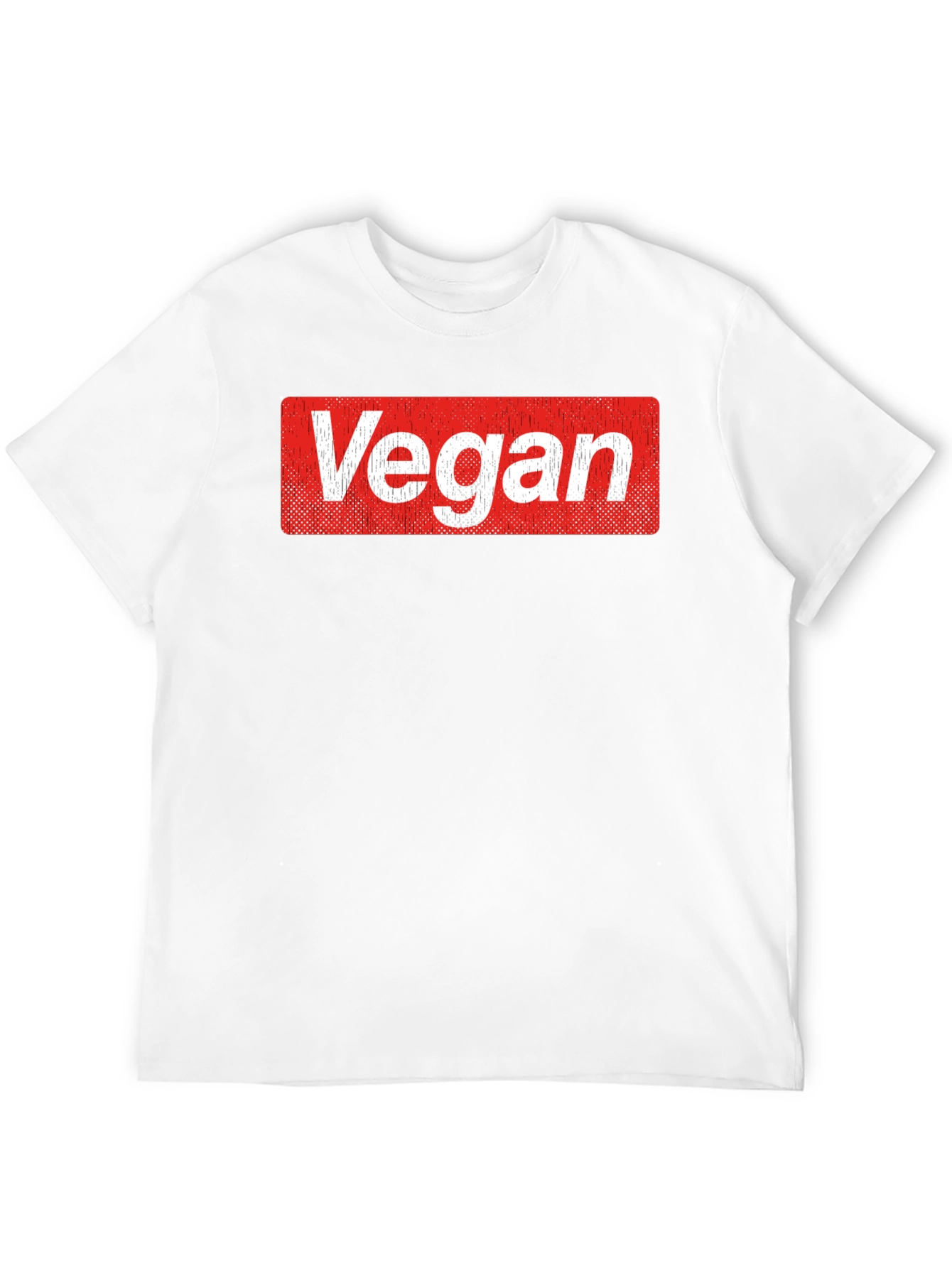 Vegan Logo T-Shirt - Soft Cotton Blend Casual Tee