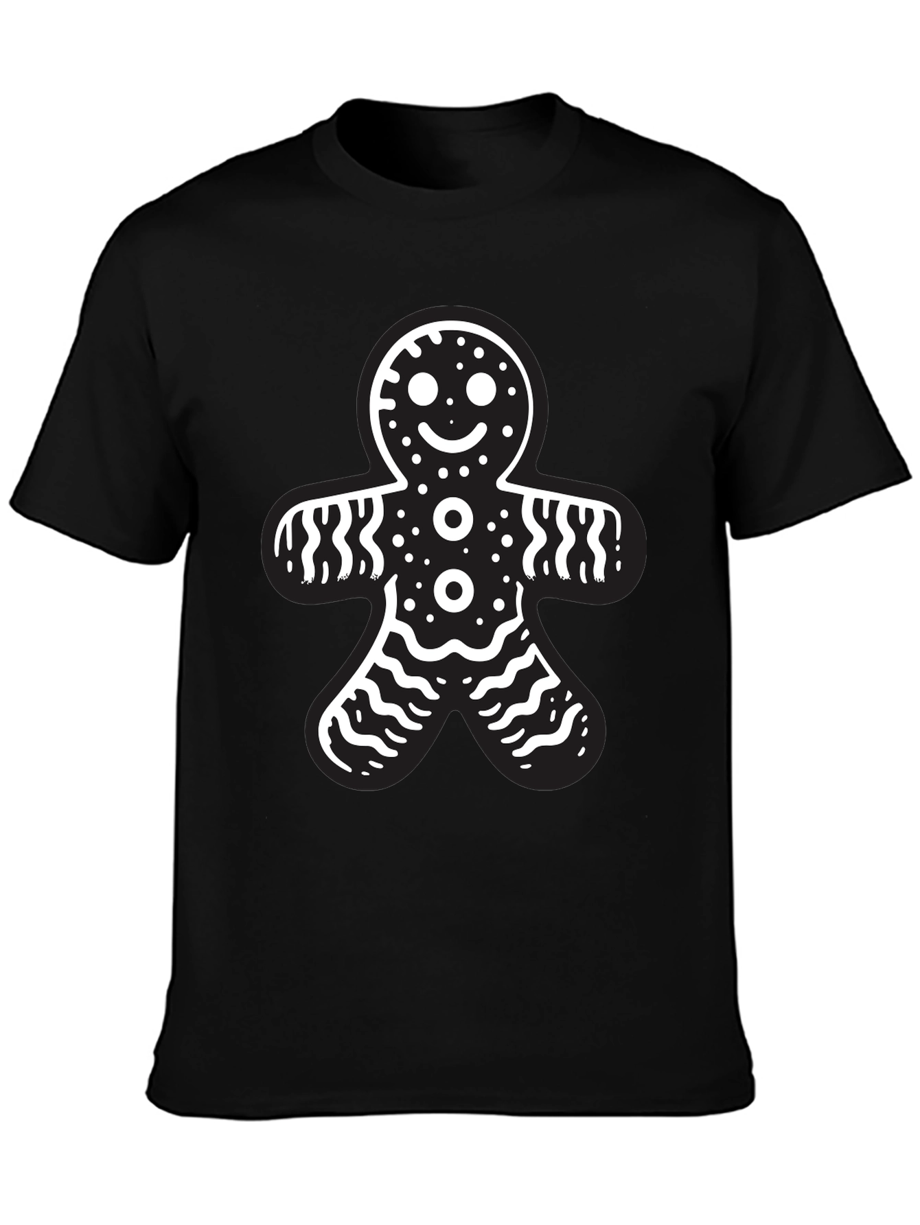 Gingerbread Man Graphic Tee - Holiday Fun