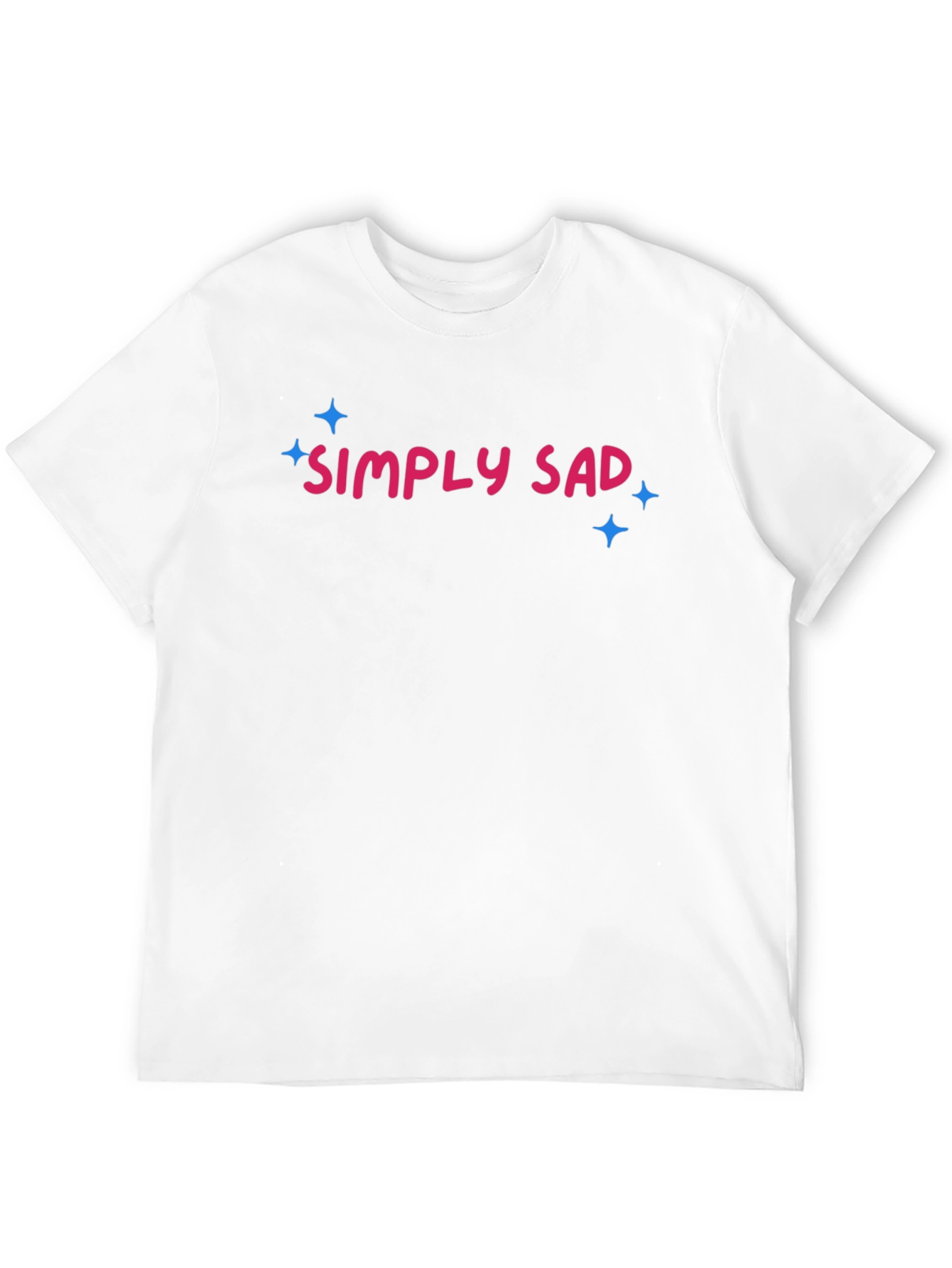 Simply Sad Graphic Tee - Mens Black T-Shirt