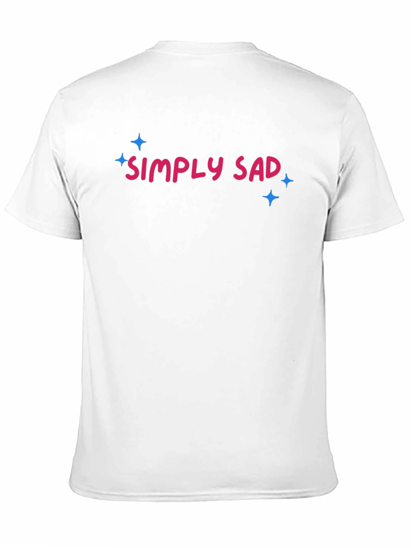 Simply Sad Graphic Tee - Mens Black T-Shirt