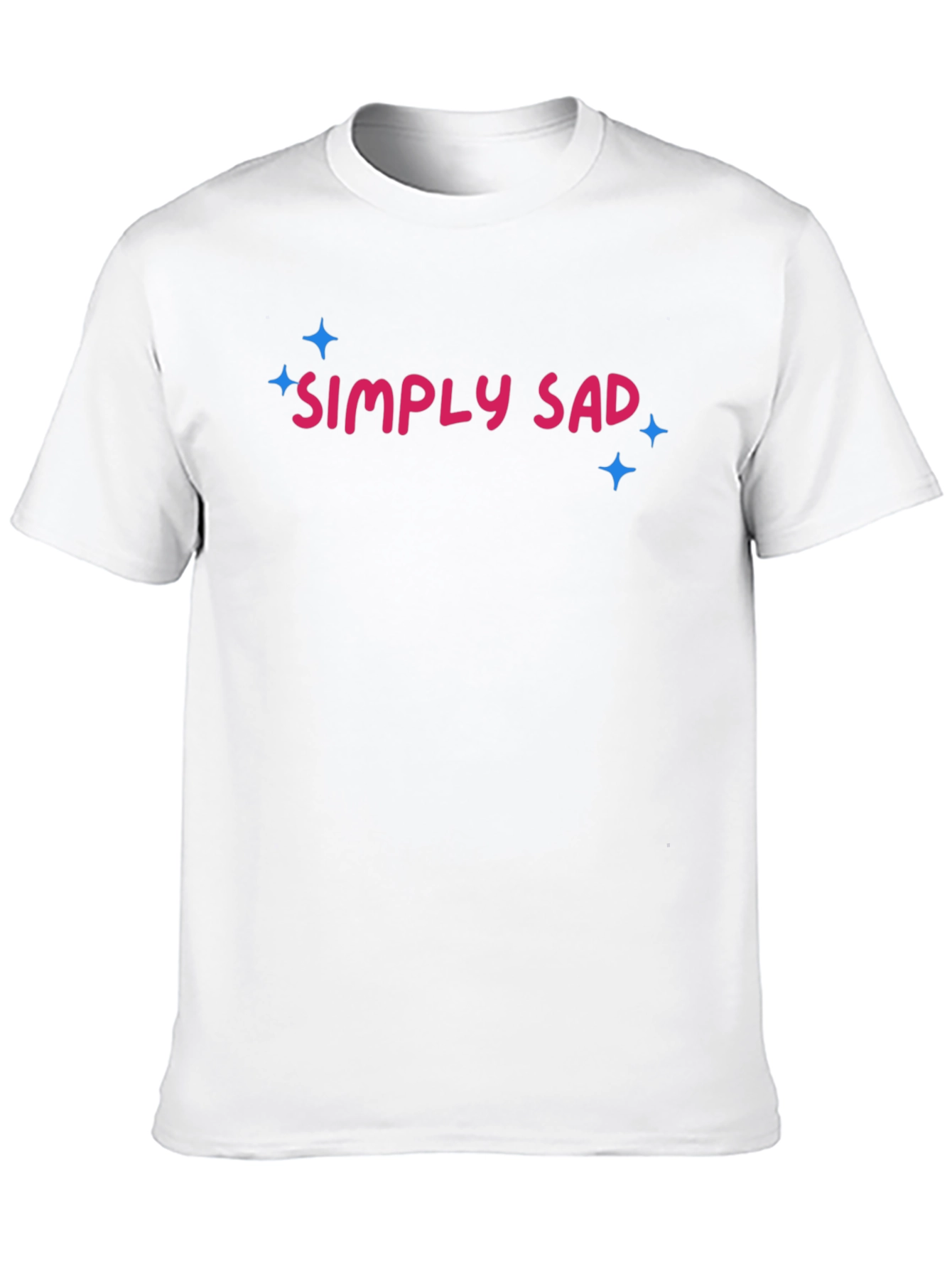 Simply Sad Graphic Tee - Mens Black T-Shirt