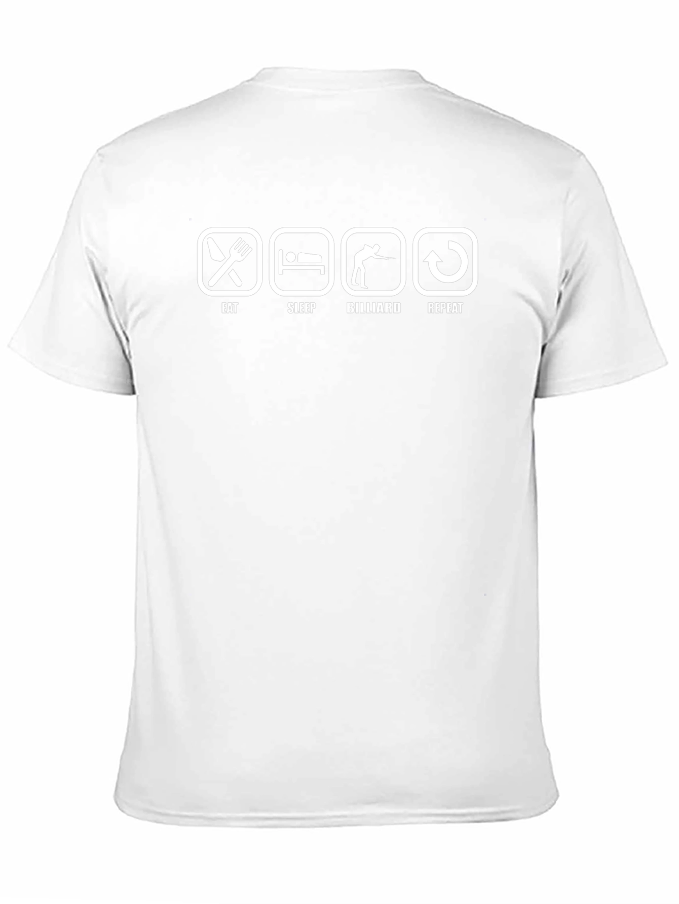 Eat Sleep Billiard Repeat Graphic Tee