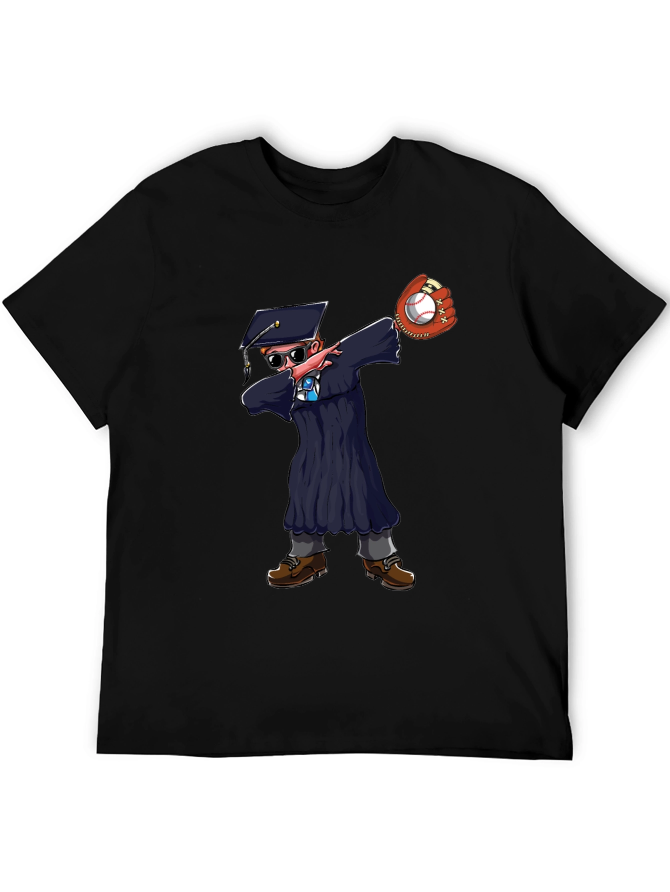 Graduate Baseball Dabbing T-Shirt