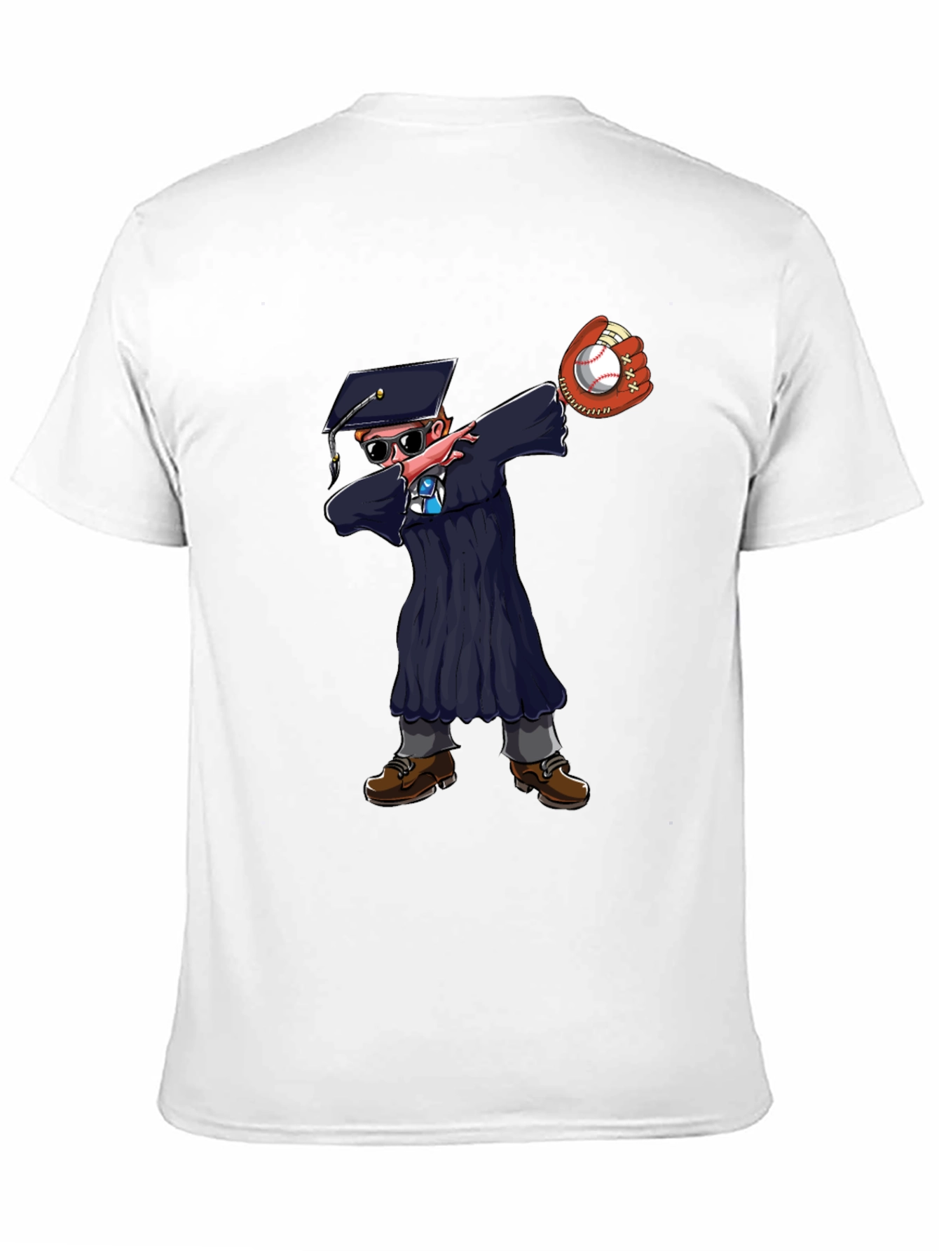 Graduate Baseball Dabbing T-Shirt