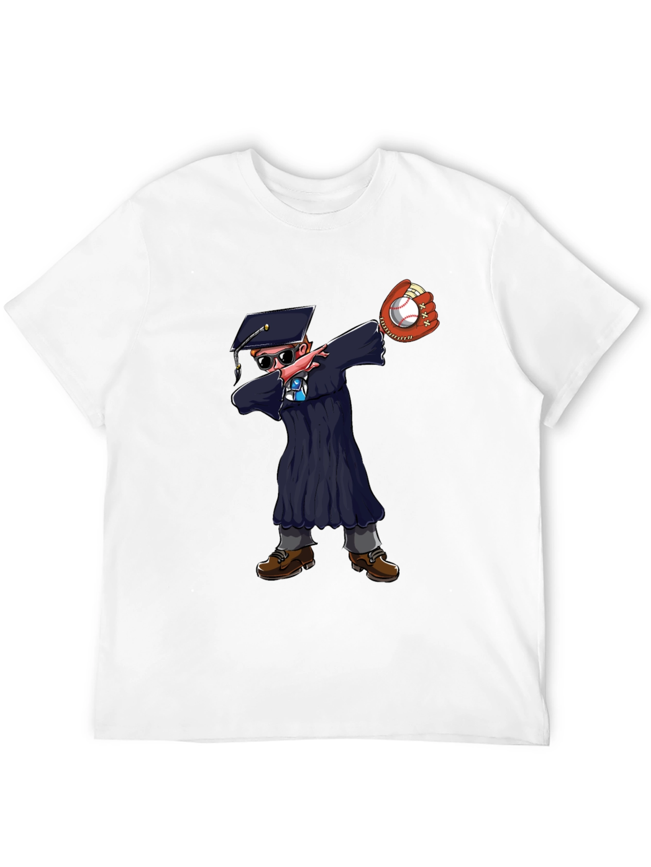 Graduate Baseball Dabbing T-Shirt