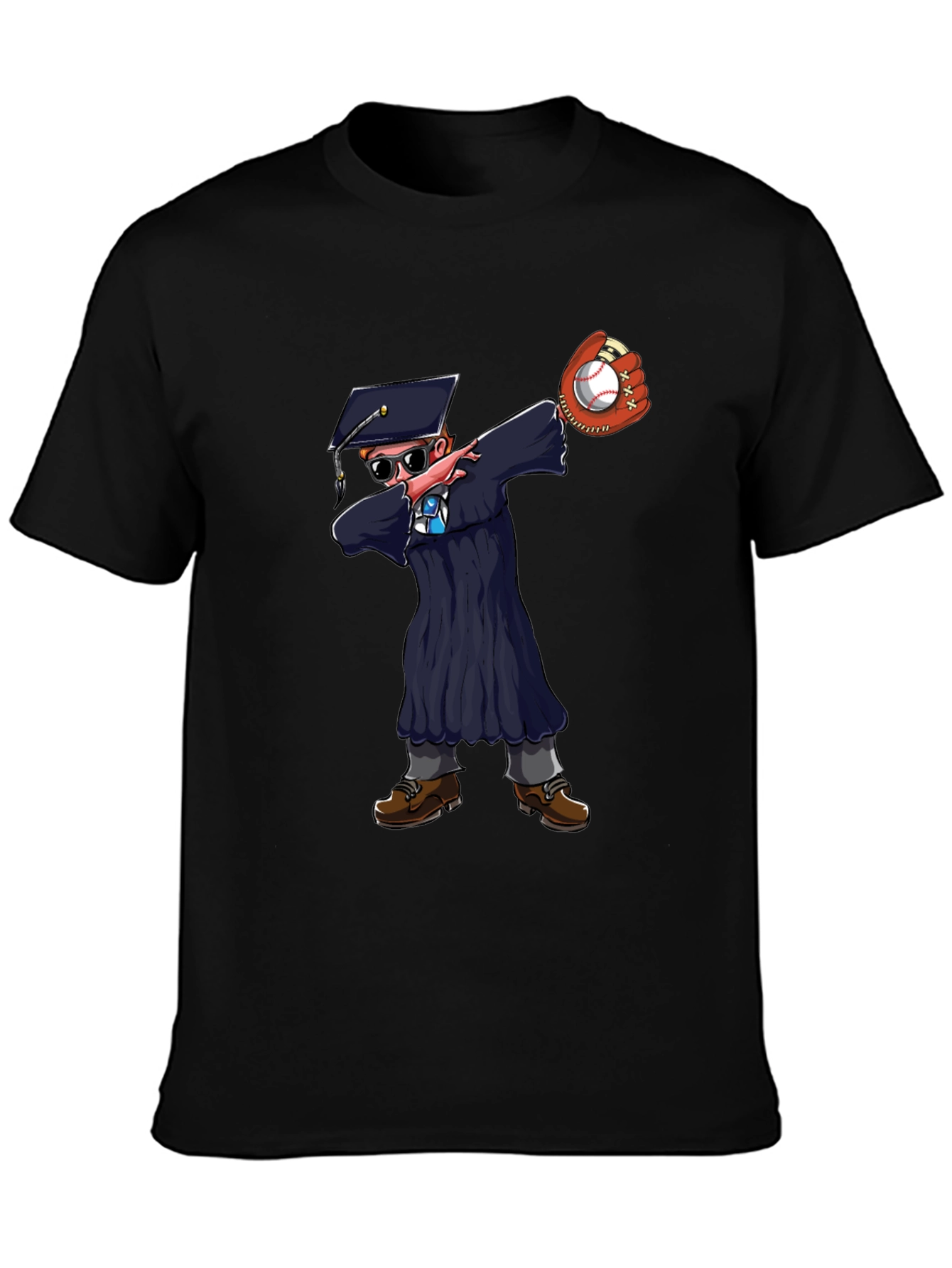 Graduate Baseball Dabbing T-Shirt