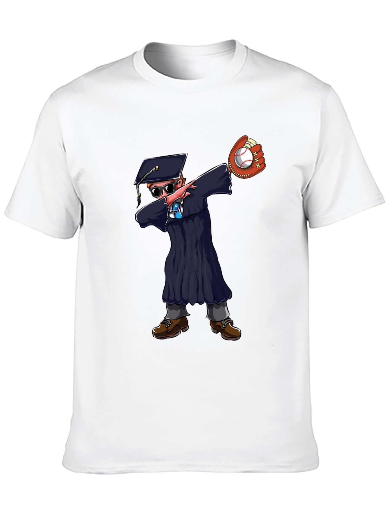 Graduate Baseball Dabbing T-Shirt