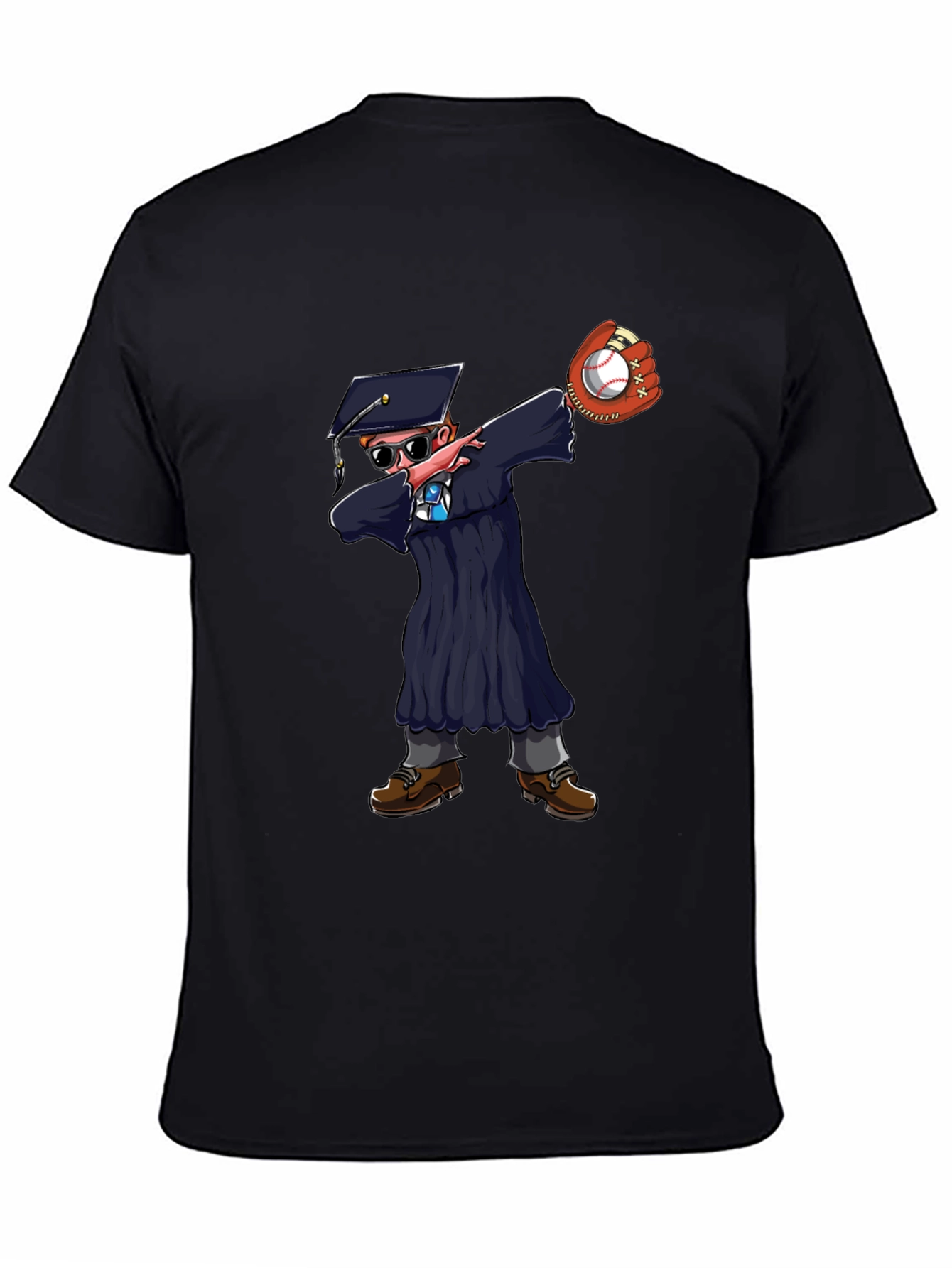 Graduate Baseball Dabbing T-Shirt
