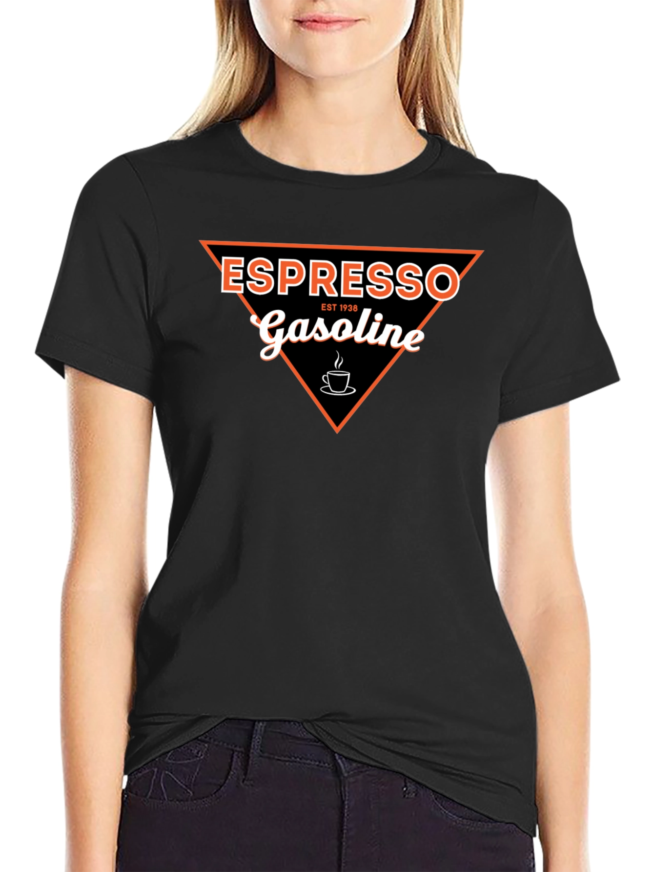 Espresso Gasoline Graphic Tee - Black