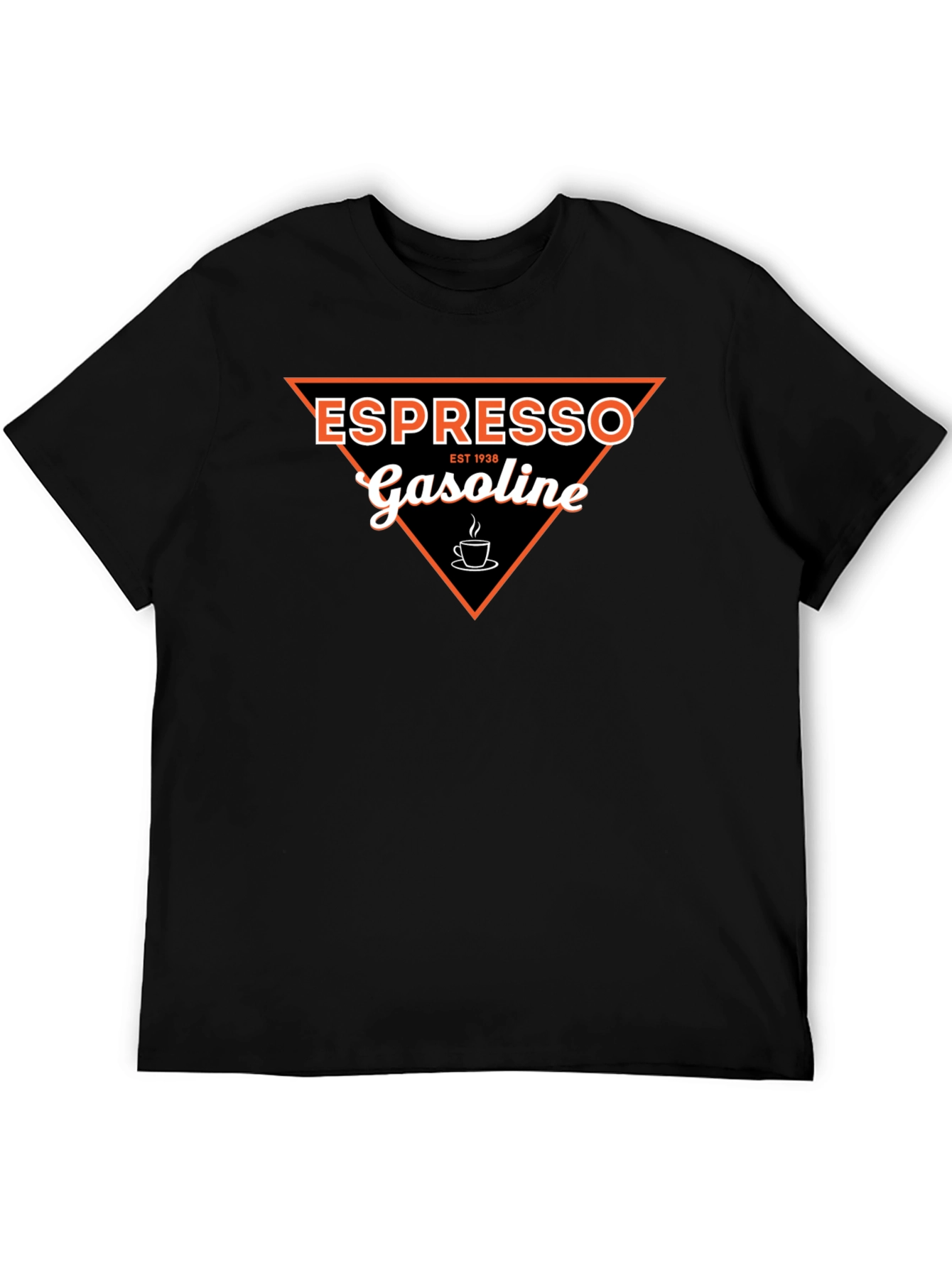 Espresso Gasoline Graphic Tee - Black